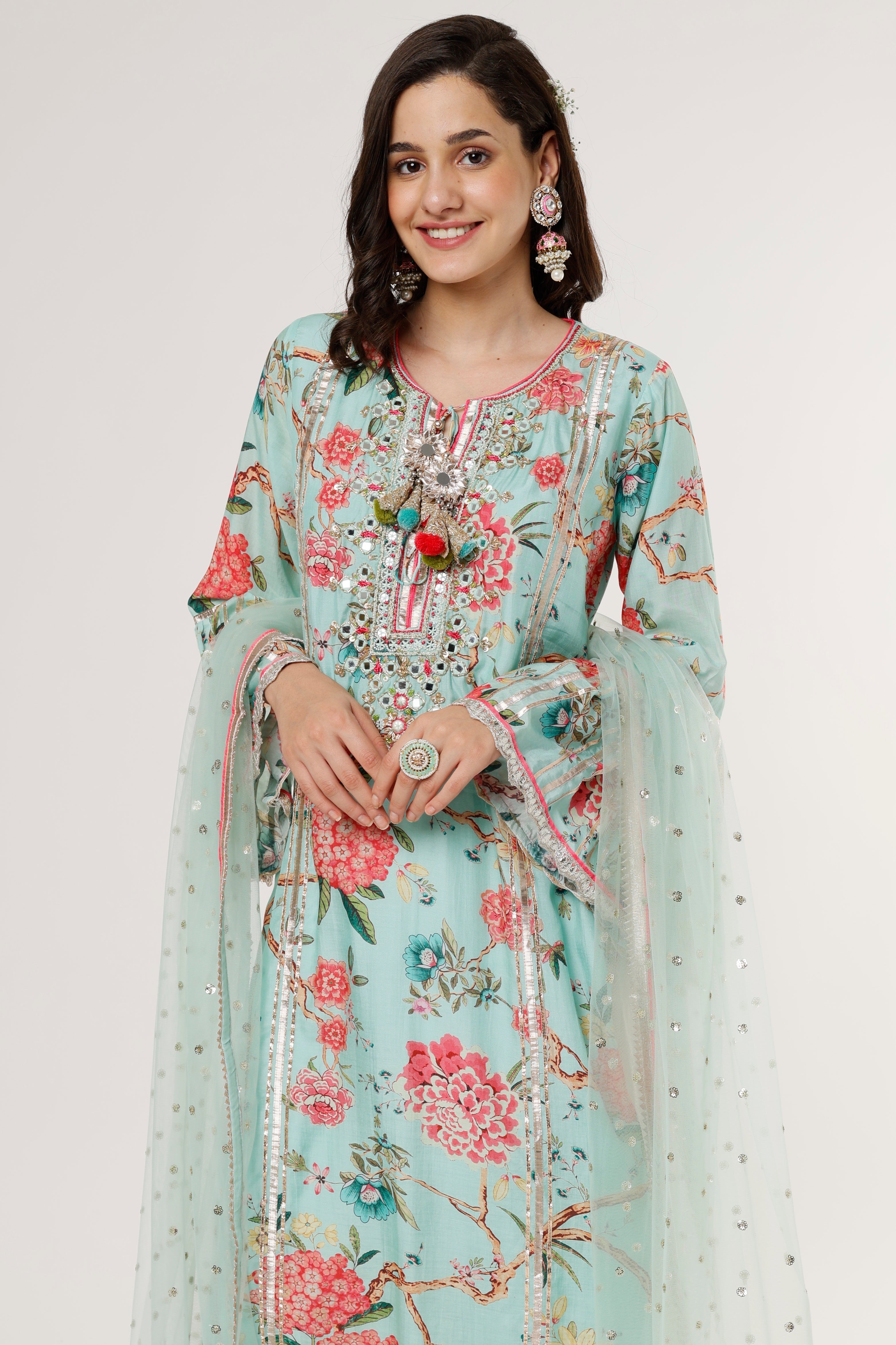 Samesha Palazzo Set with Dupatta