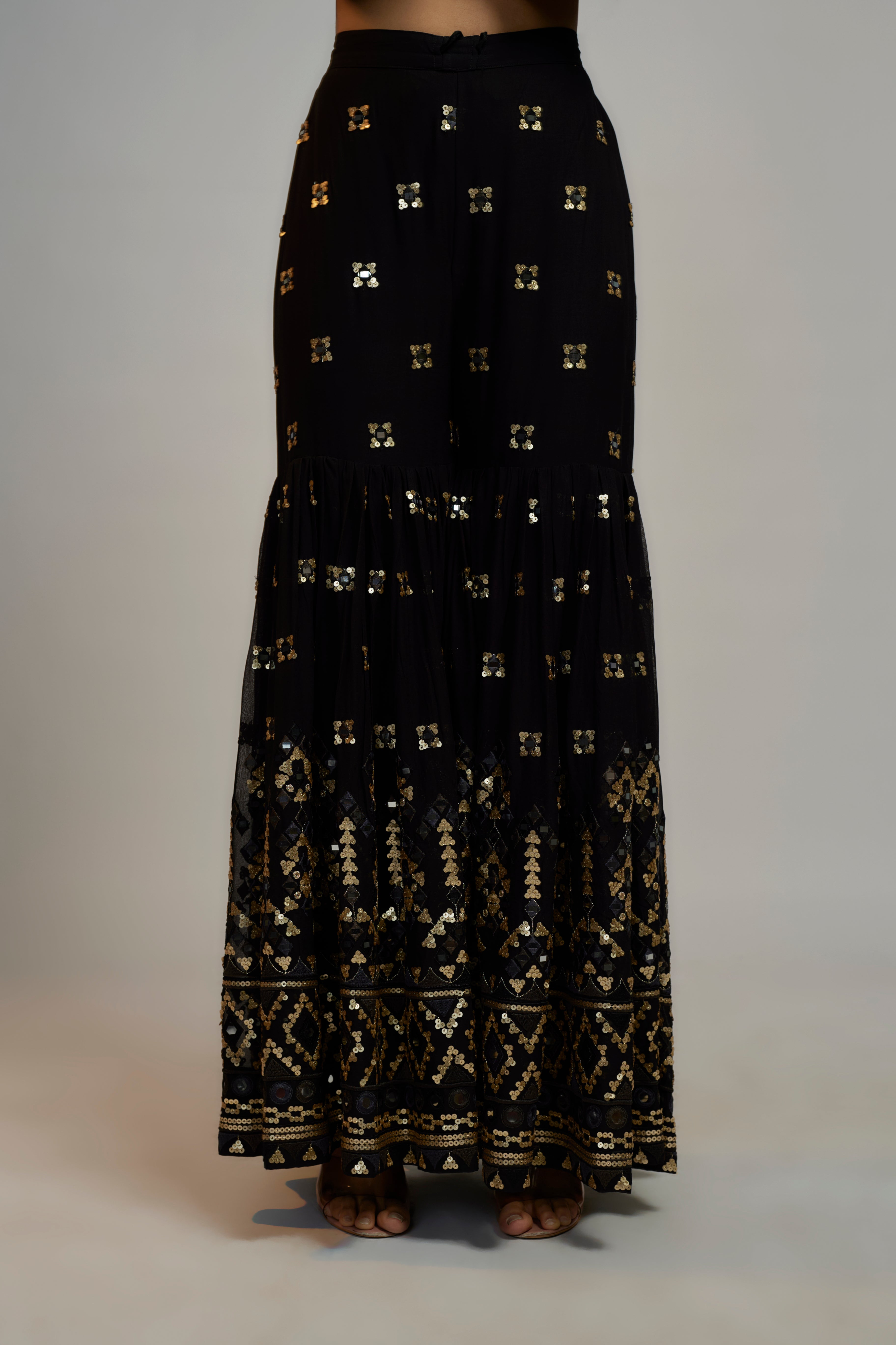 Friya Short Kurta Sharara Set -Sanya Hussane