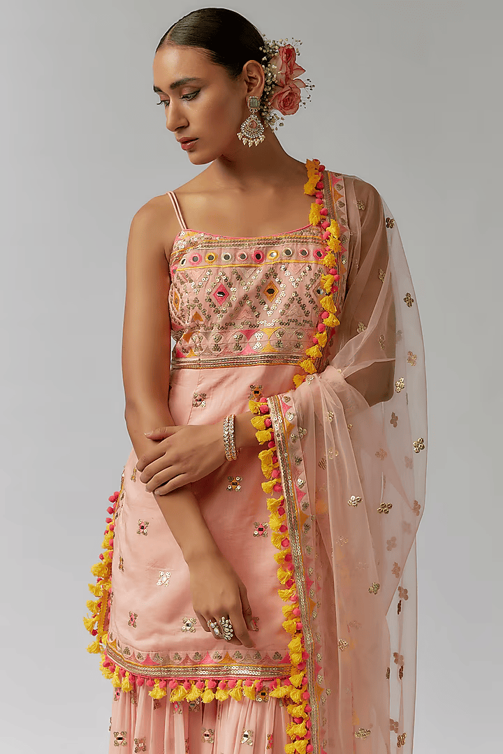 Sonia Strappy Sharara Set