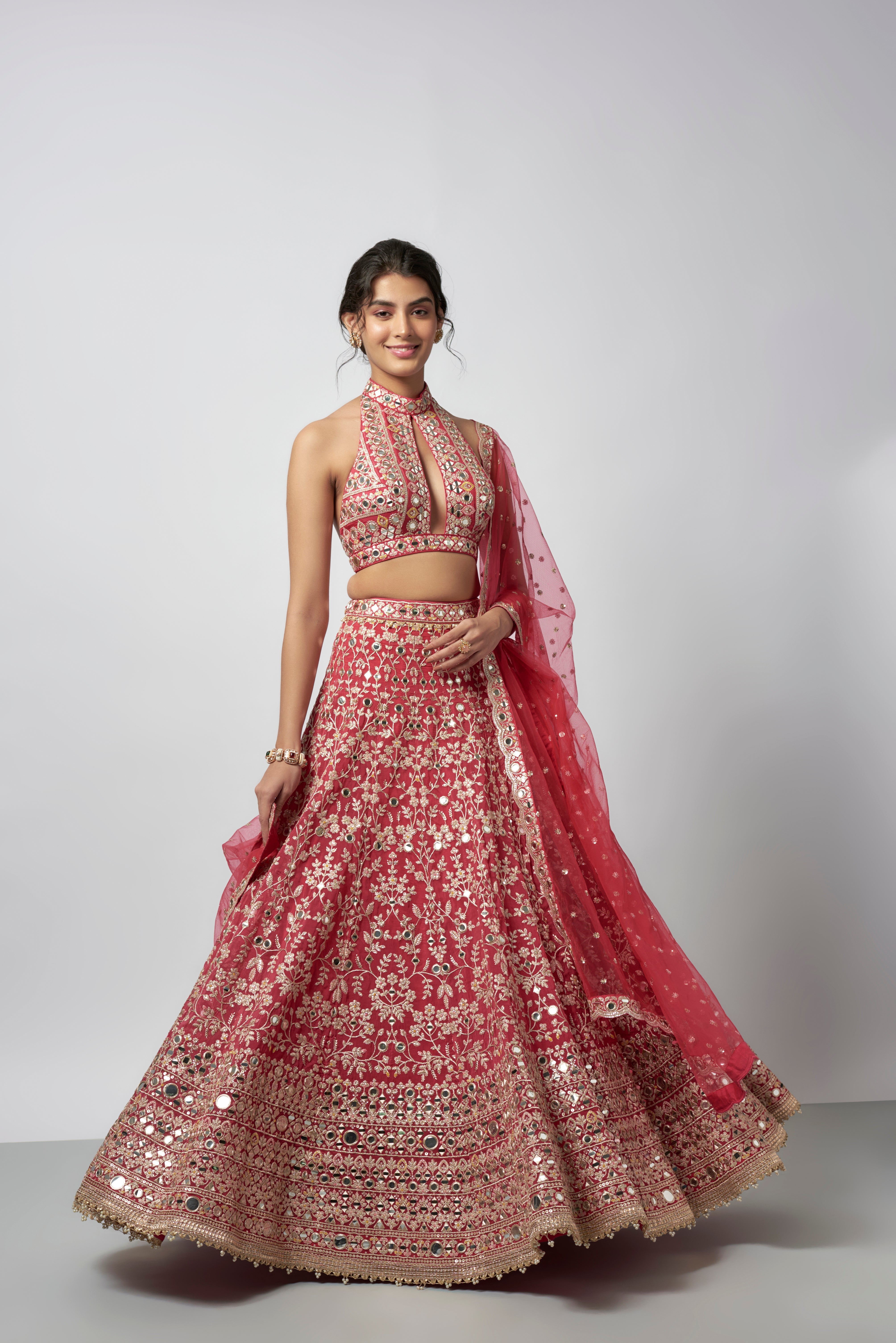 Sukhmani in Laanya Lehenga Set