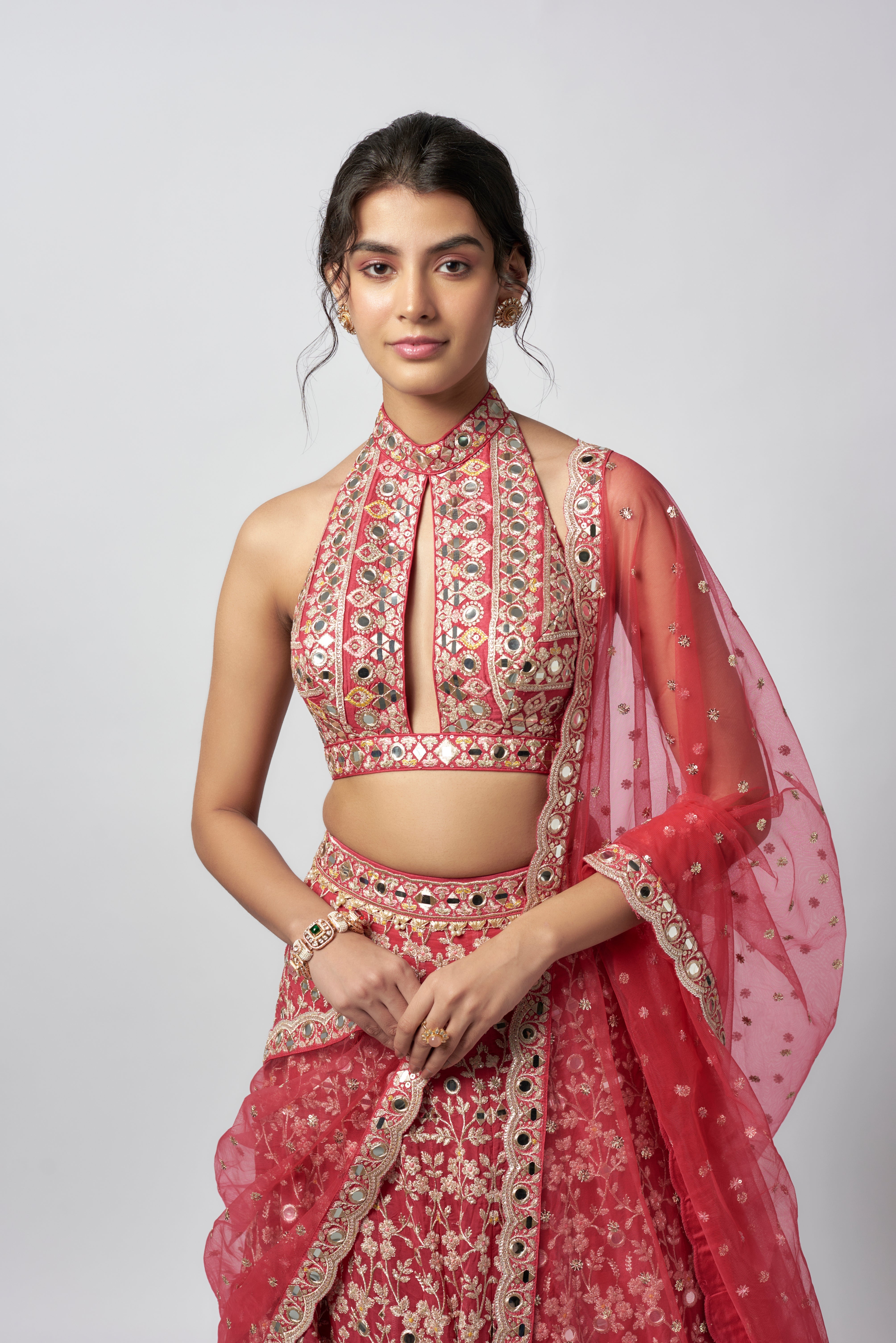Sukhmani in Laanya Lehenga Set
