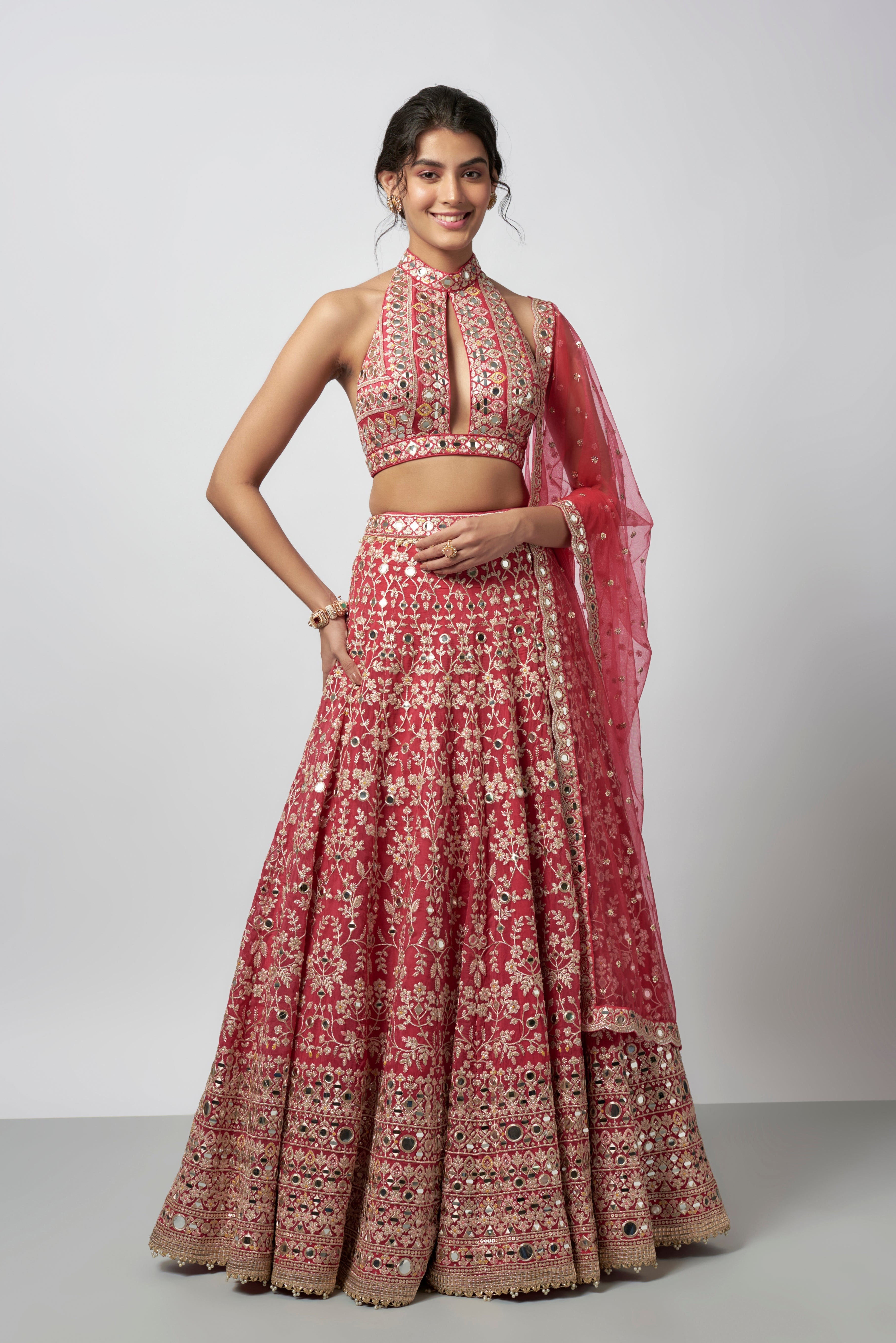 Sukhmani in Laanya Lehenga Set