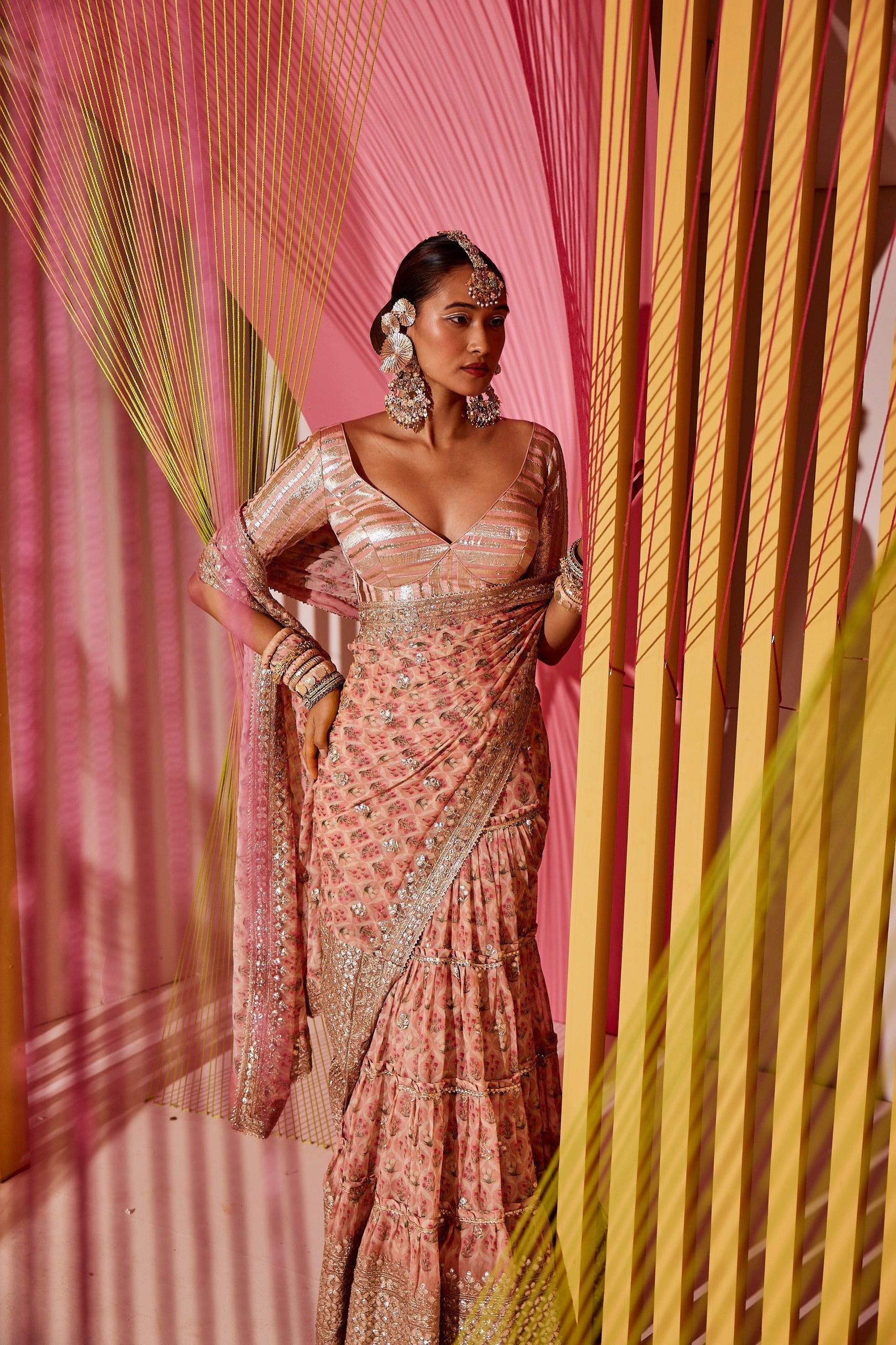 Nusrat Saree set