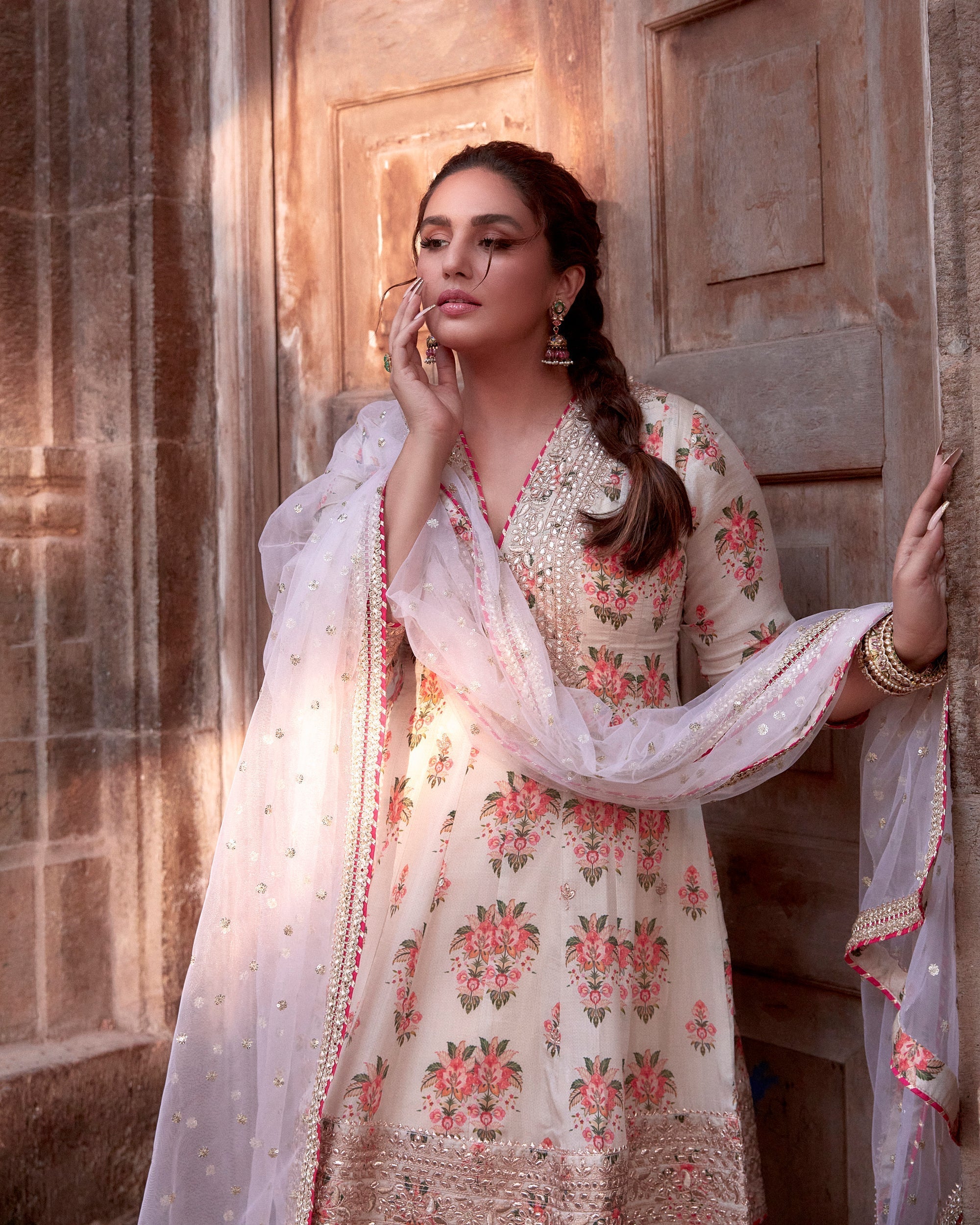 Ekta AG Dhoti Set-Huma Qureshi