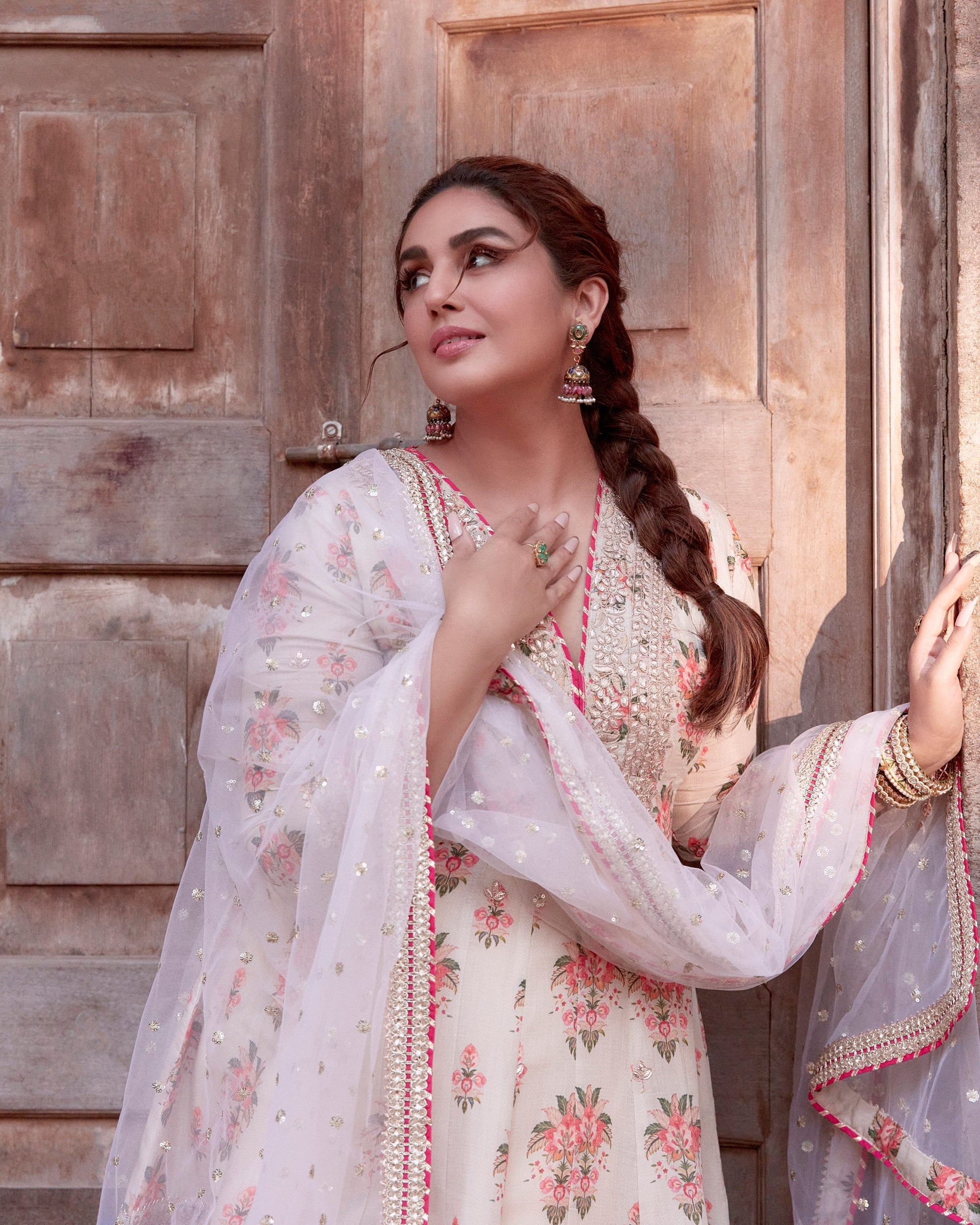Ekta AG Dhoti Set-Huma Qureshi