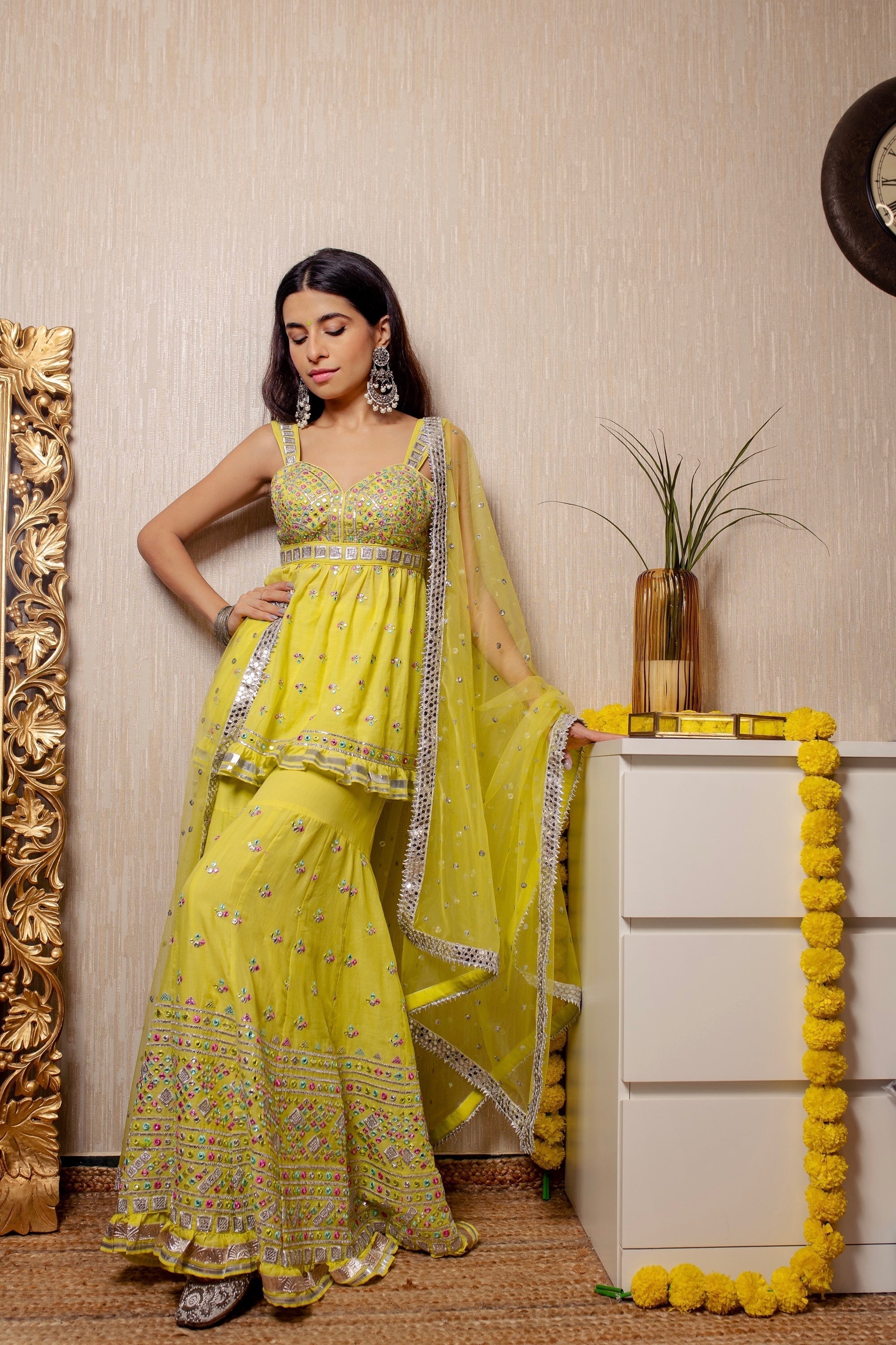 Prerna Mehra In Noor Sleveless Peplum Sharara Set