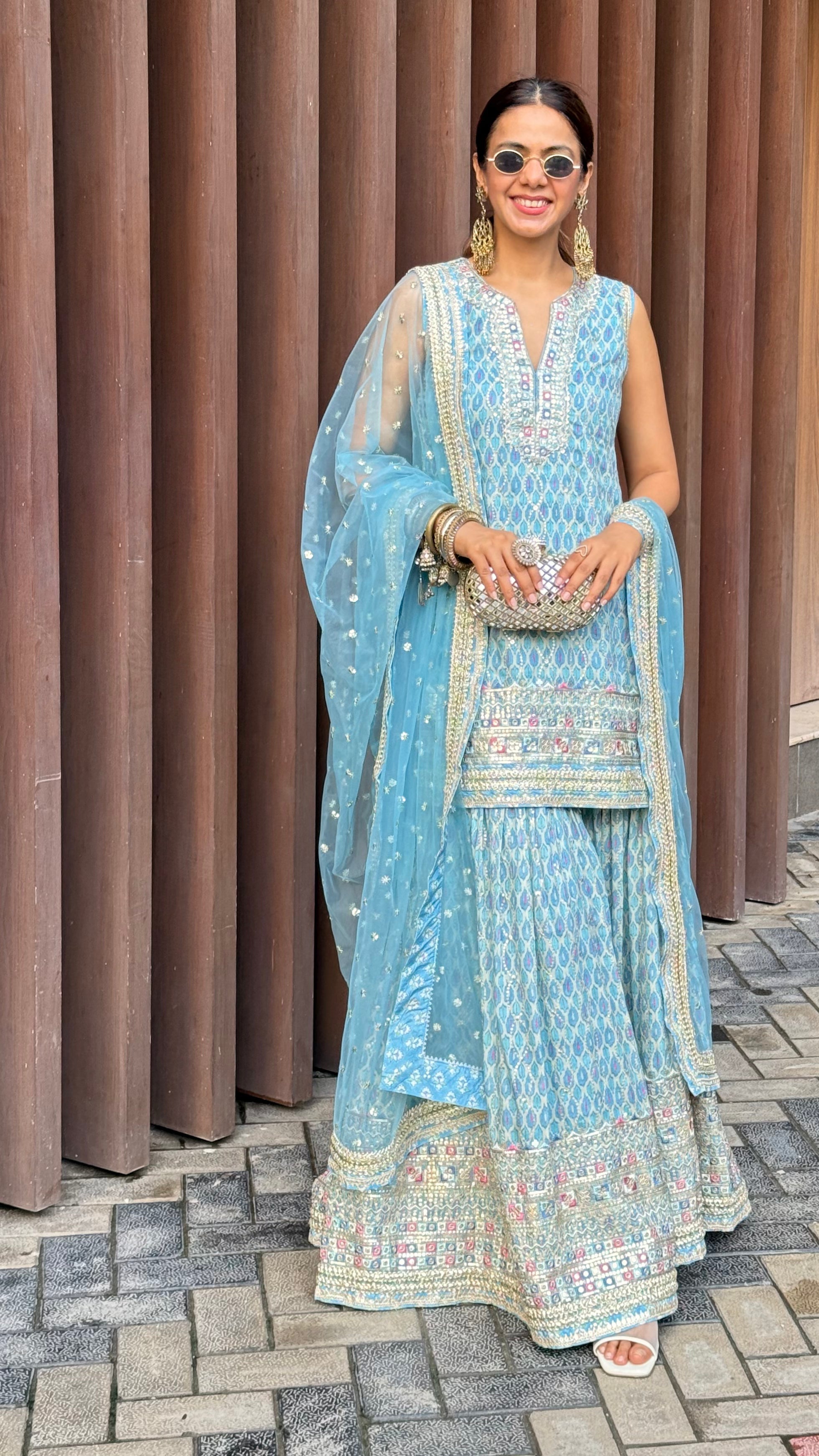 Sneha Adwani in Dhruvi Sharara Set