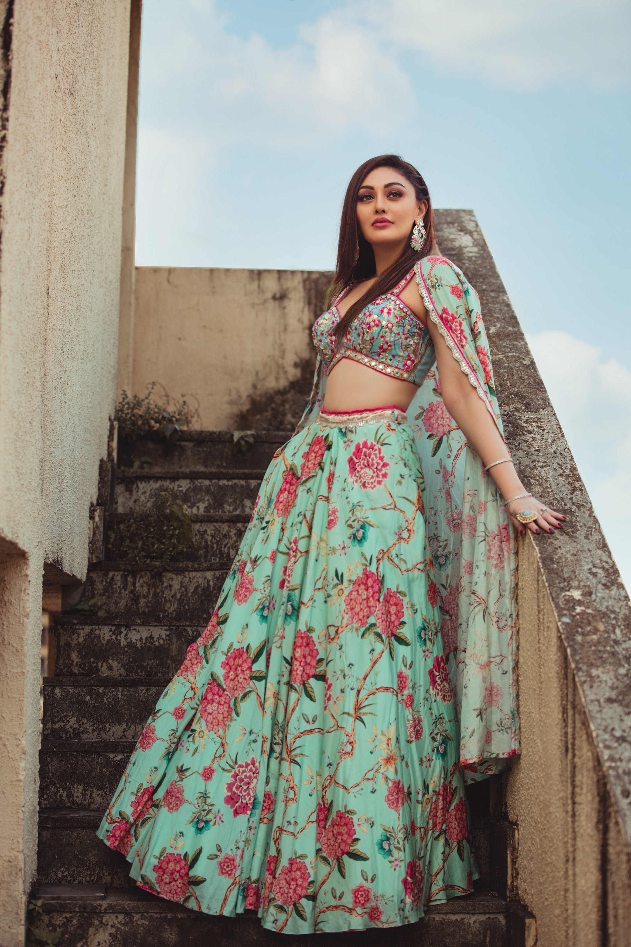 Shefali Zariwala in Dhwani Lehenga Setga Set
