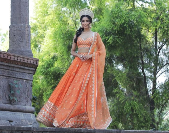 Nikita Porwal in Liba Lehenga Set