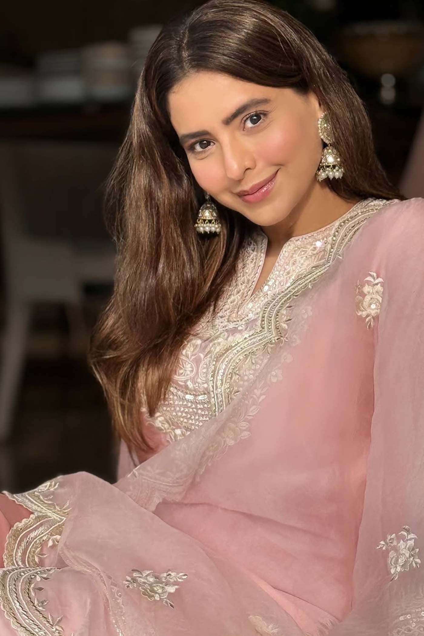 Aamna Sharif In Sara - Short Kurta With Salwar