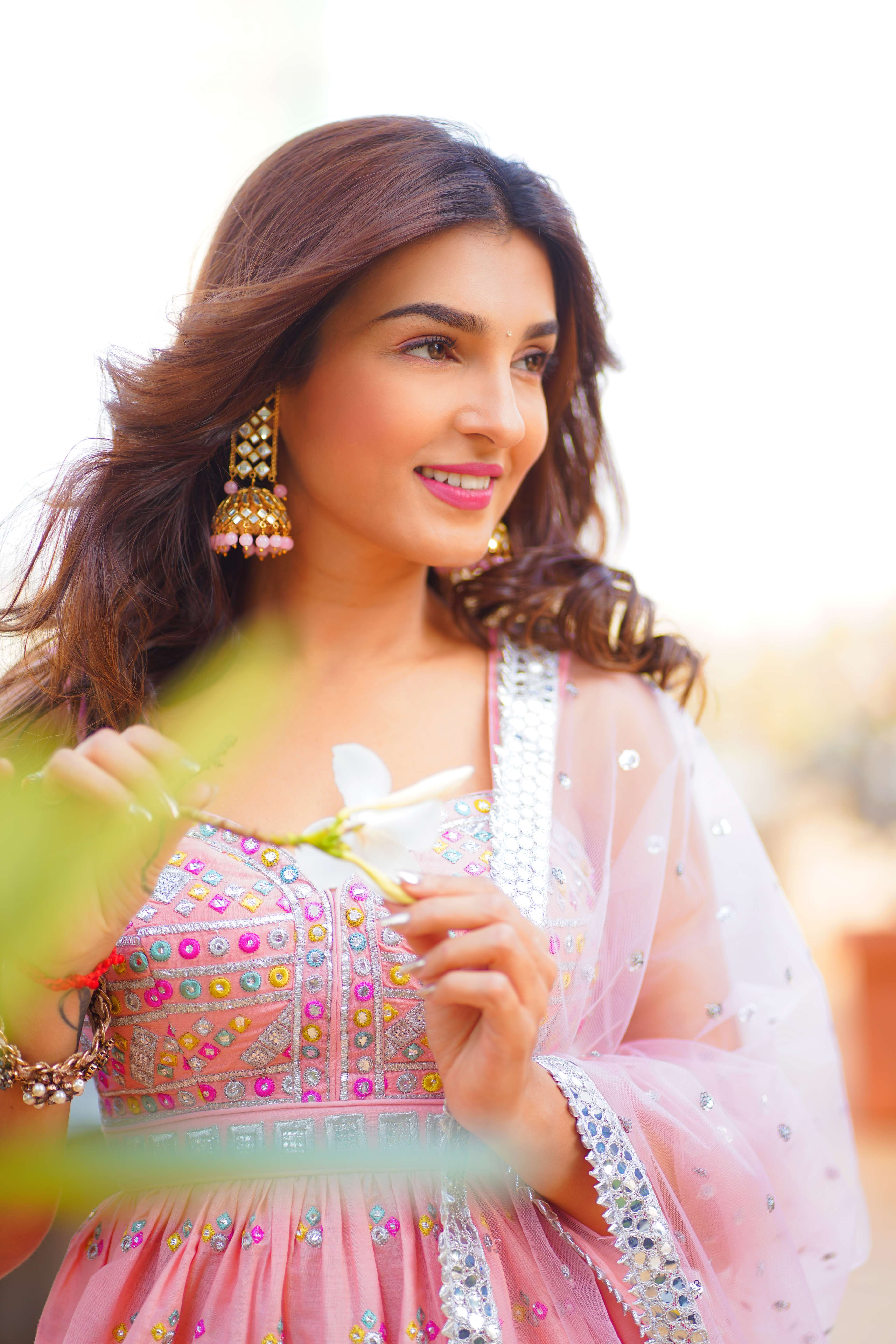 Shiny Doshi in Noor Sleveless Peplum Sharara Set