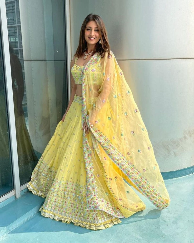 Noor Strappy Lehenga Set