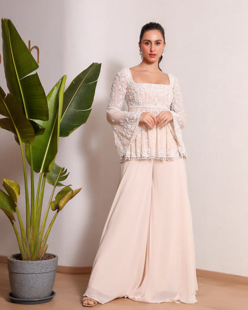 Afterglow Peach Sharara