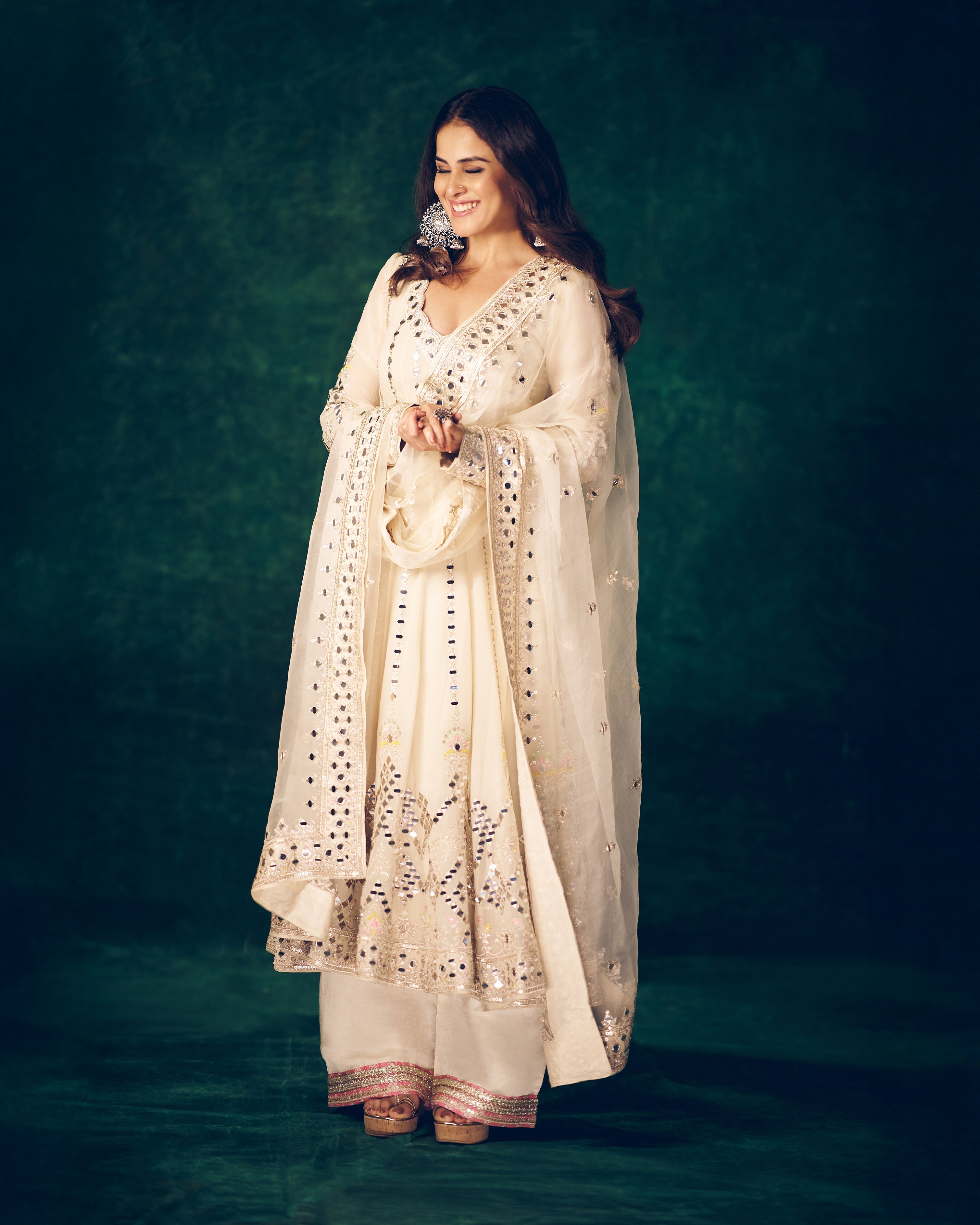 Genelia Anarkali Set
