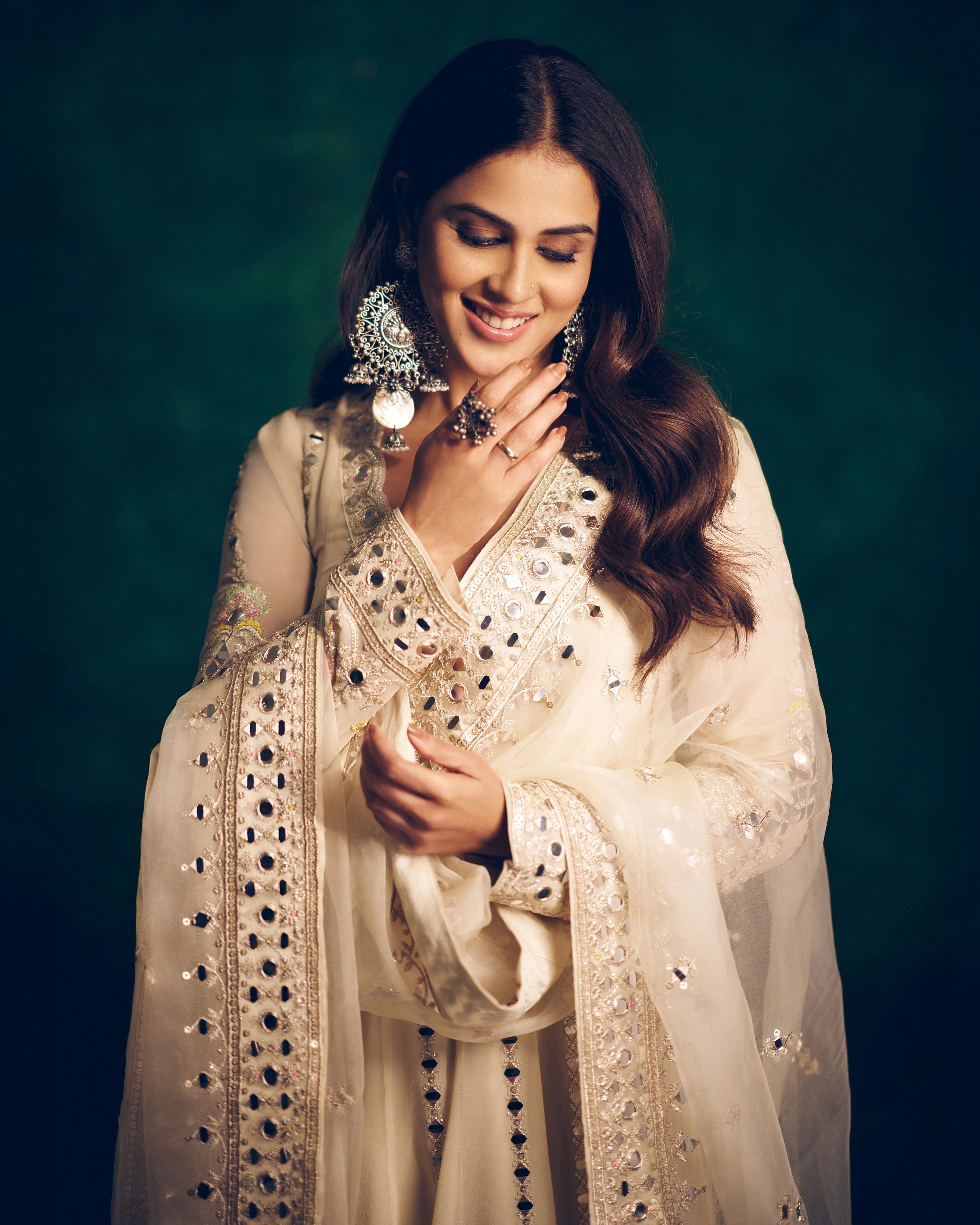 Genelia Anarkali Set