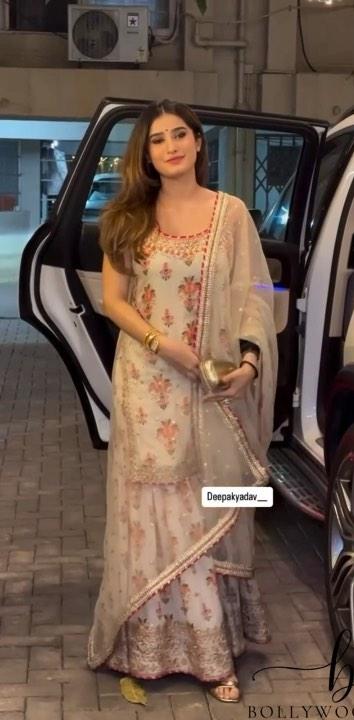 Advika Strappy Sharara Set- Rasha Thadani