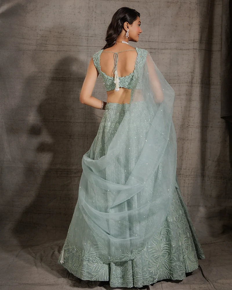 Jade Lehenga
