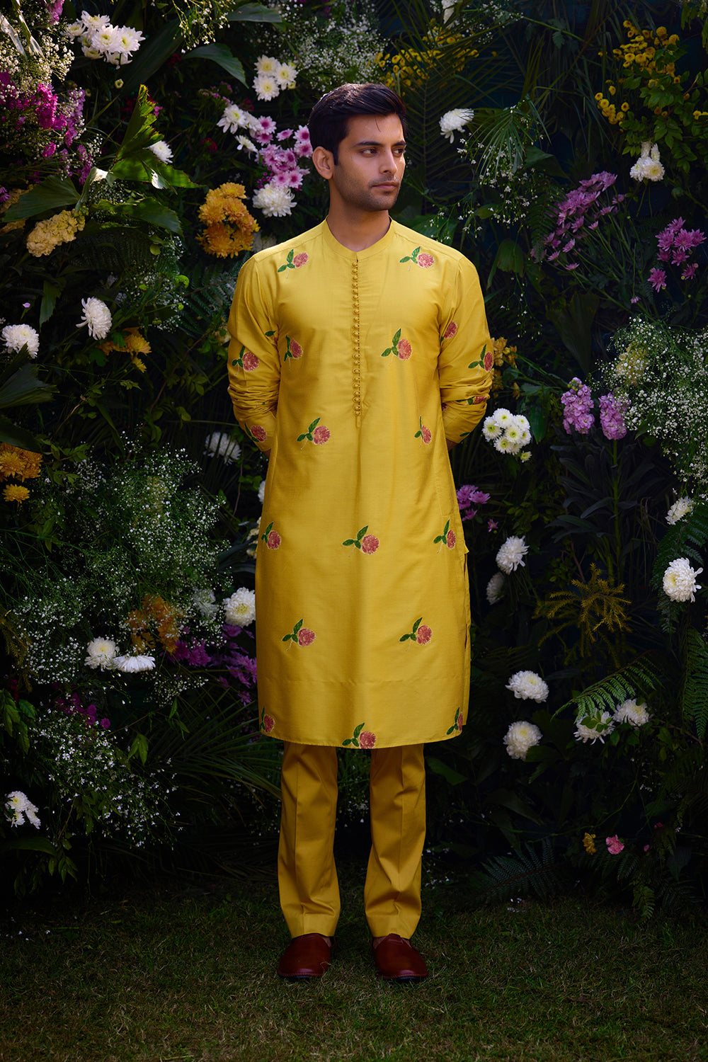 Golden Yellow Kurta Set