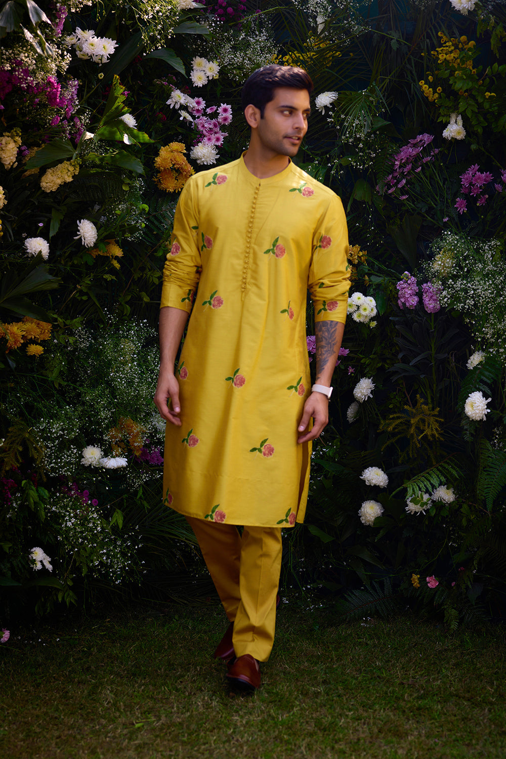 Golden Yellow Kurta Set