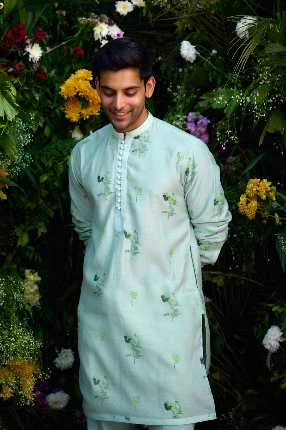 Aqua Blue Kurta Set