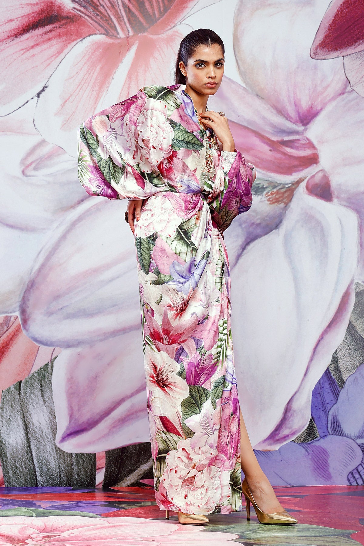 Printed Shirt Dress