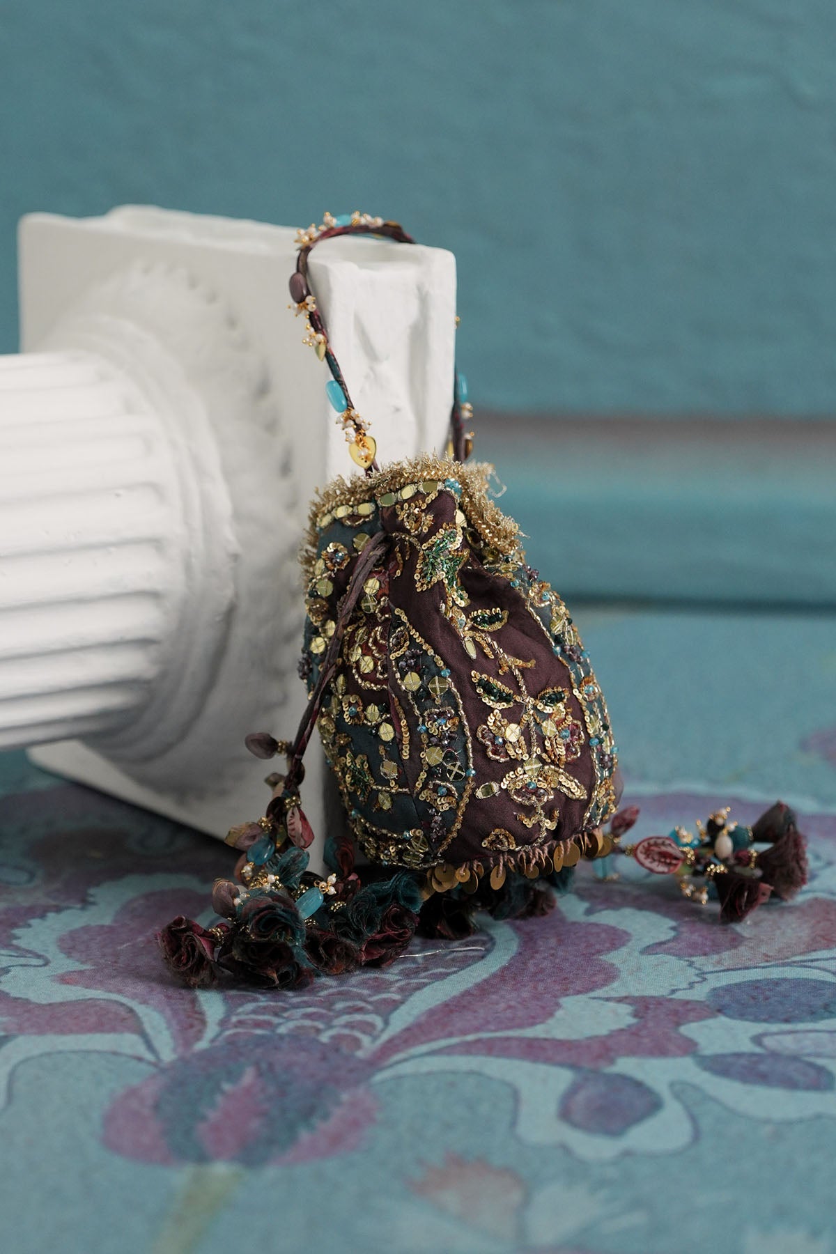 Burnt Lilac Potli