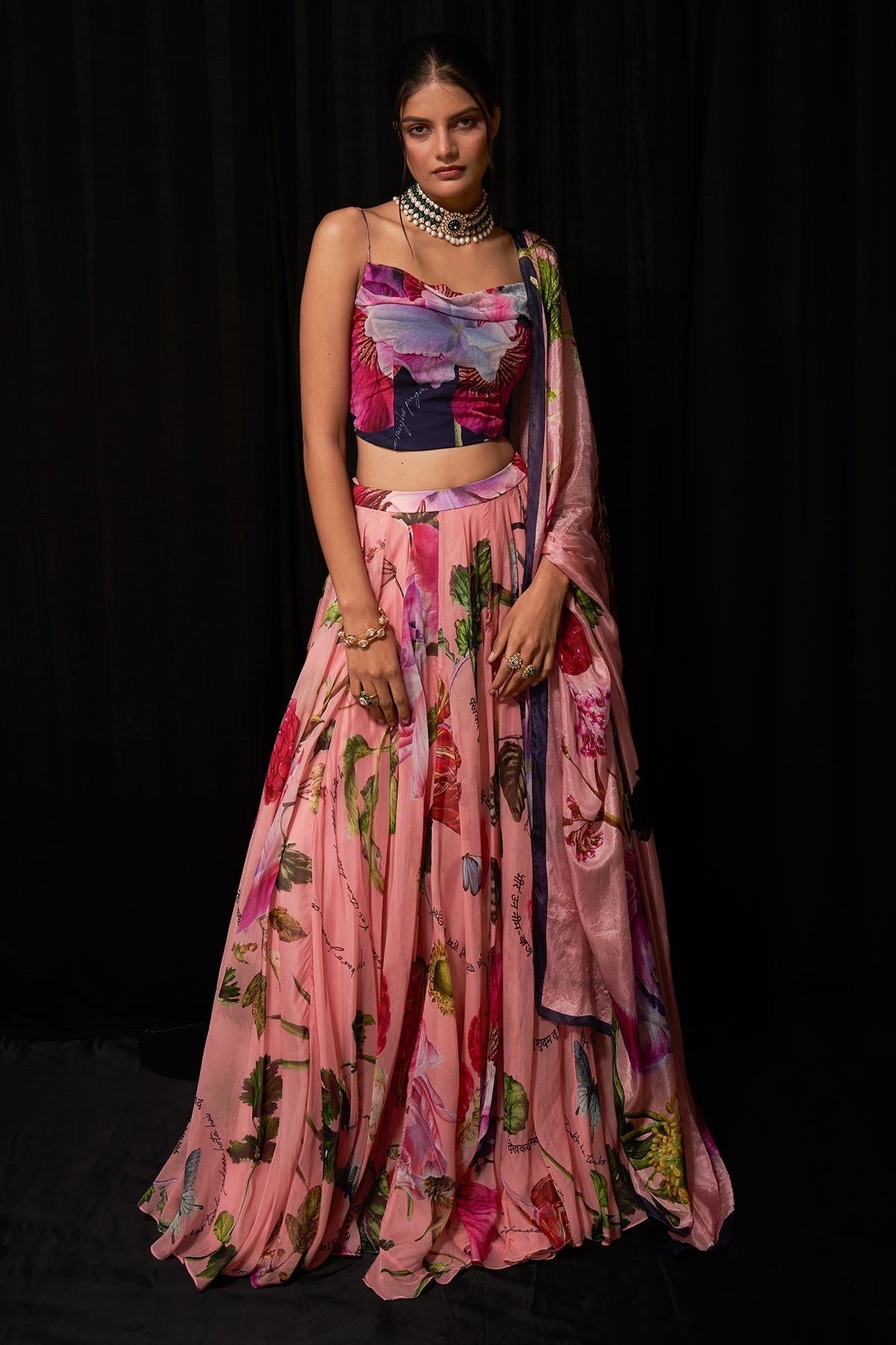 Printed Lehenga Set