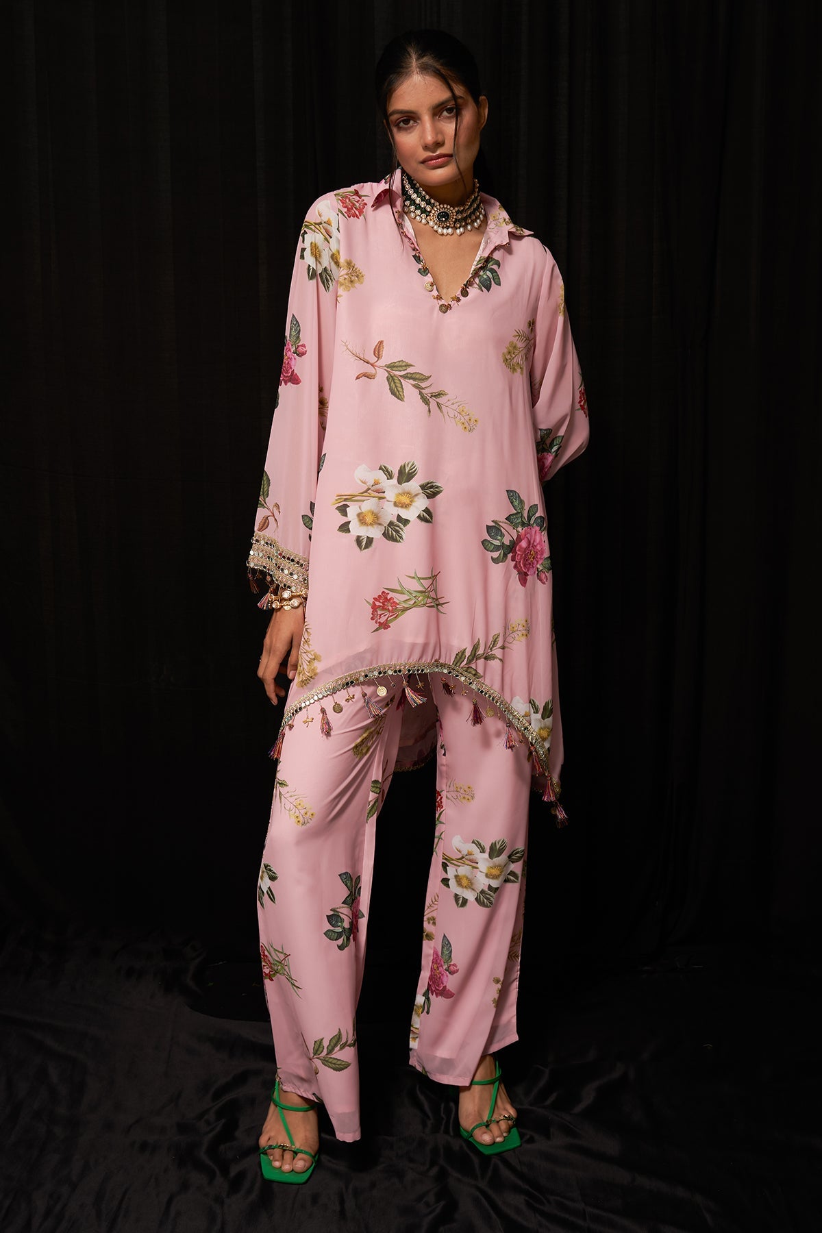 Printed Kurta Pant Set