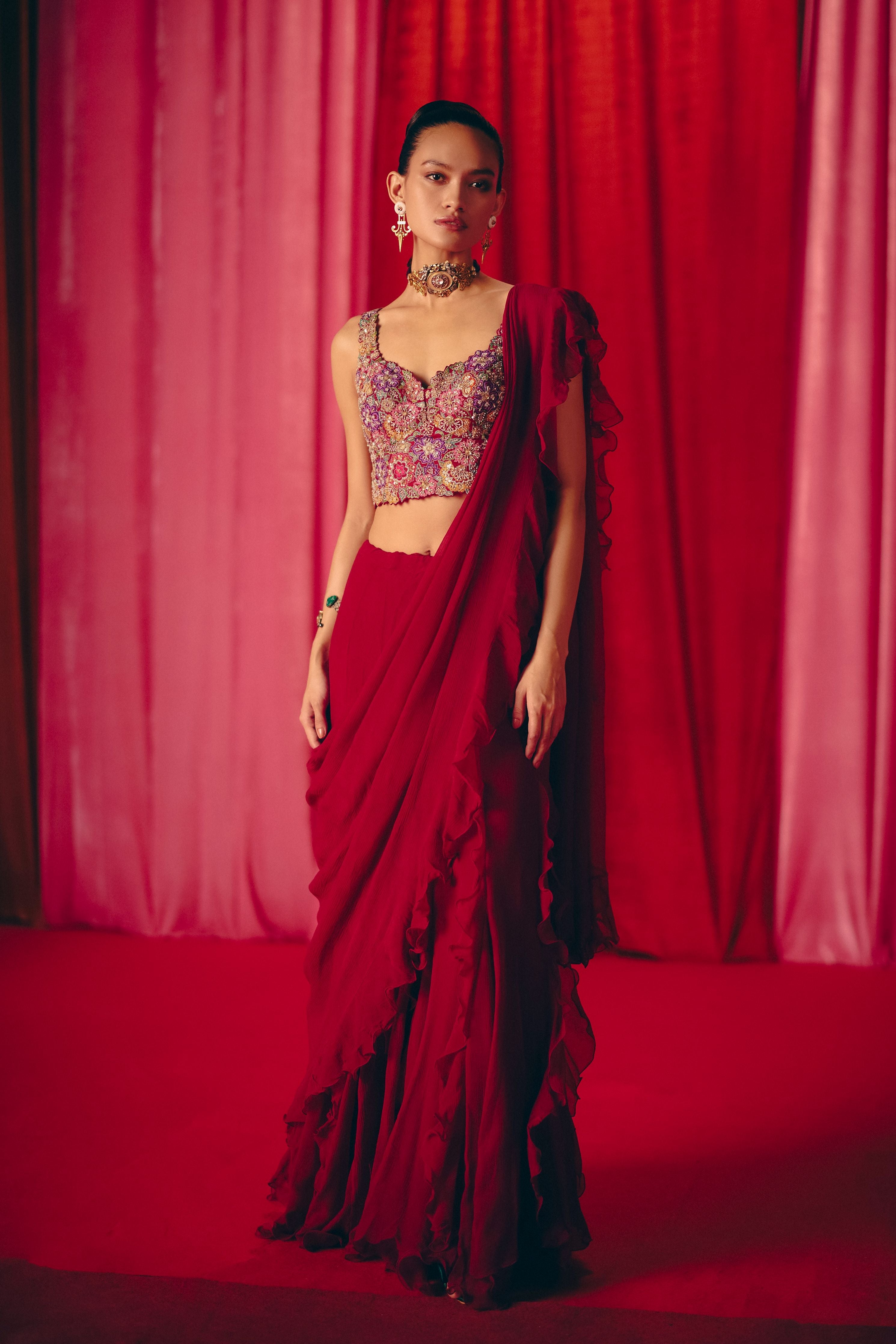 Tarala Saree Set