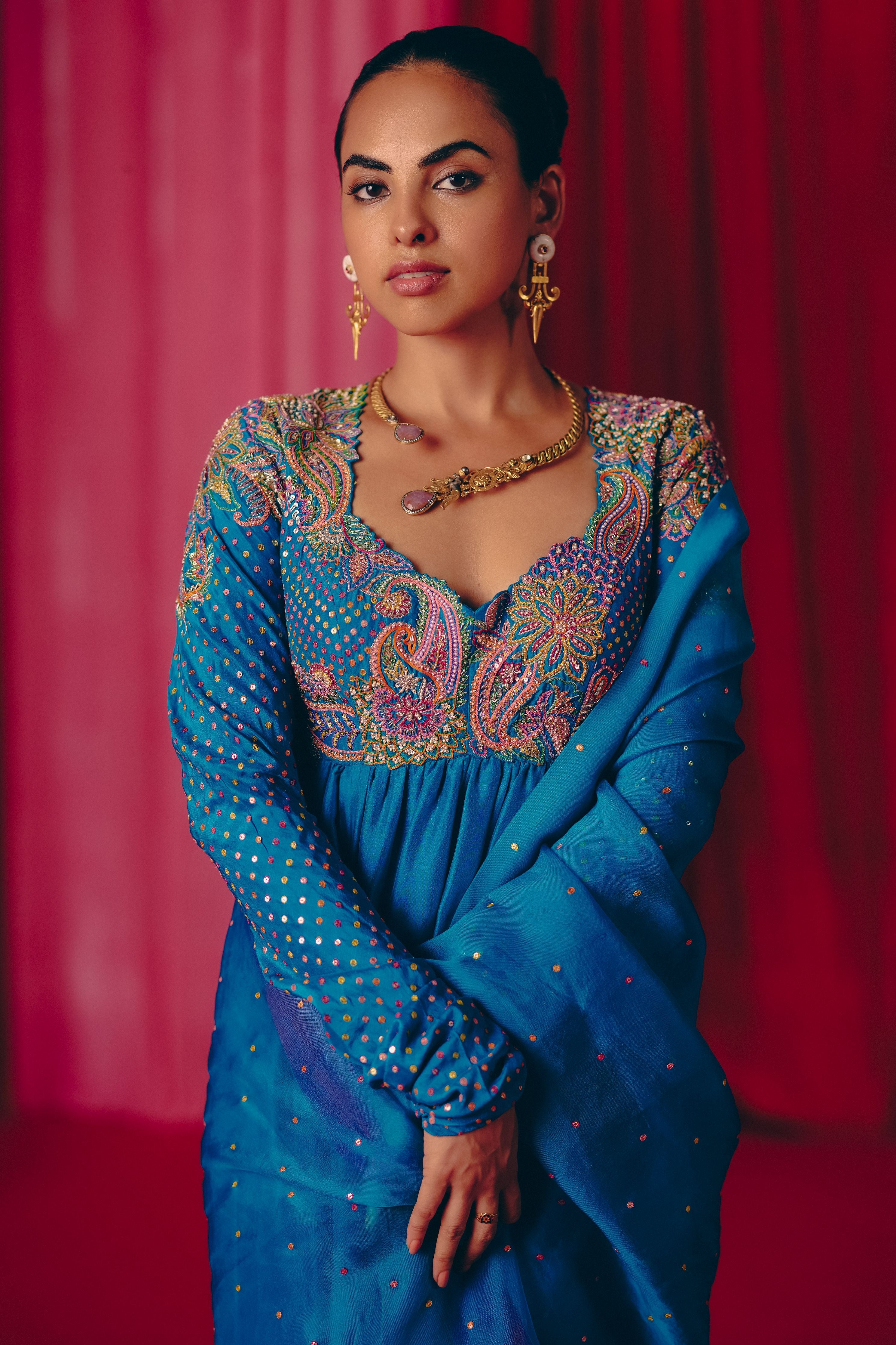 Anya Anarkali Set