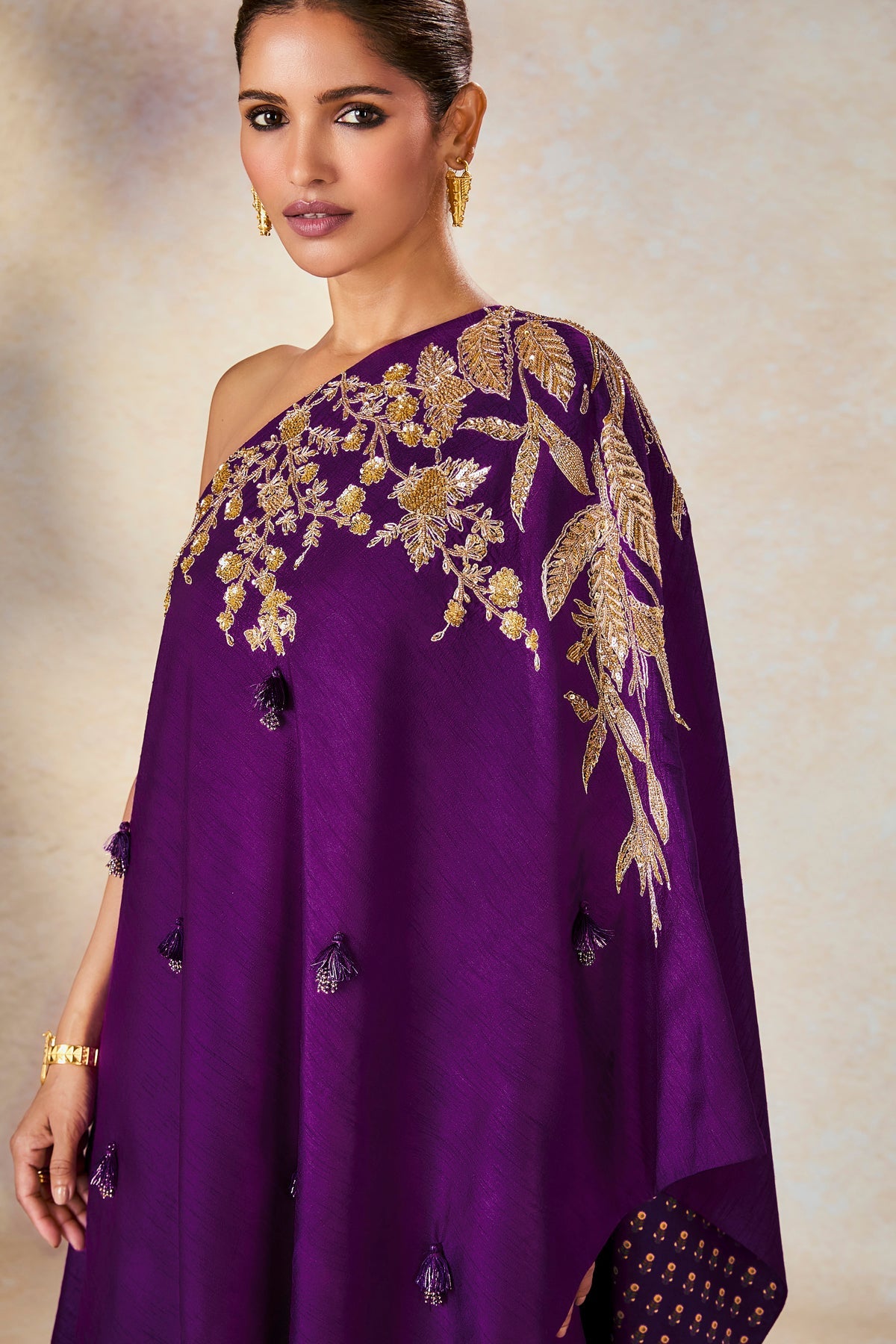 The Jamun One Shoulder Set