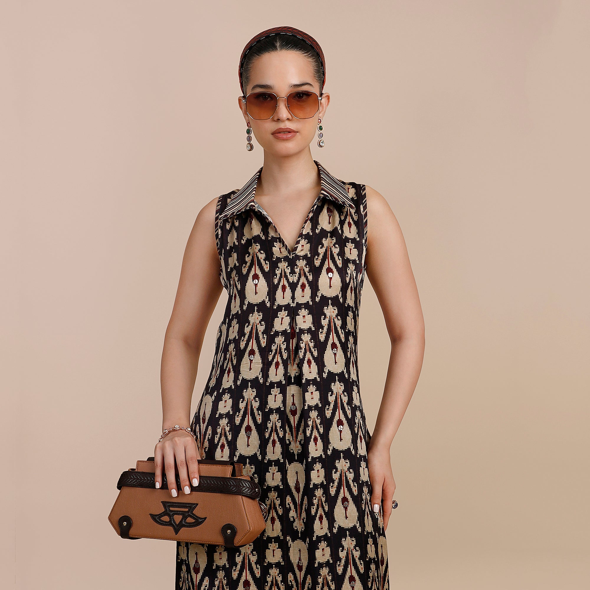 Midnight Blue - Ivory Tunic | SATT