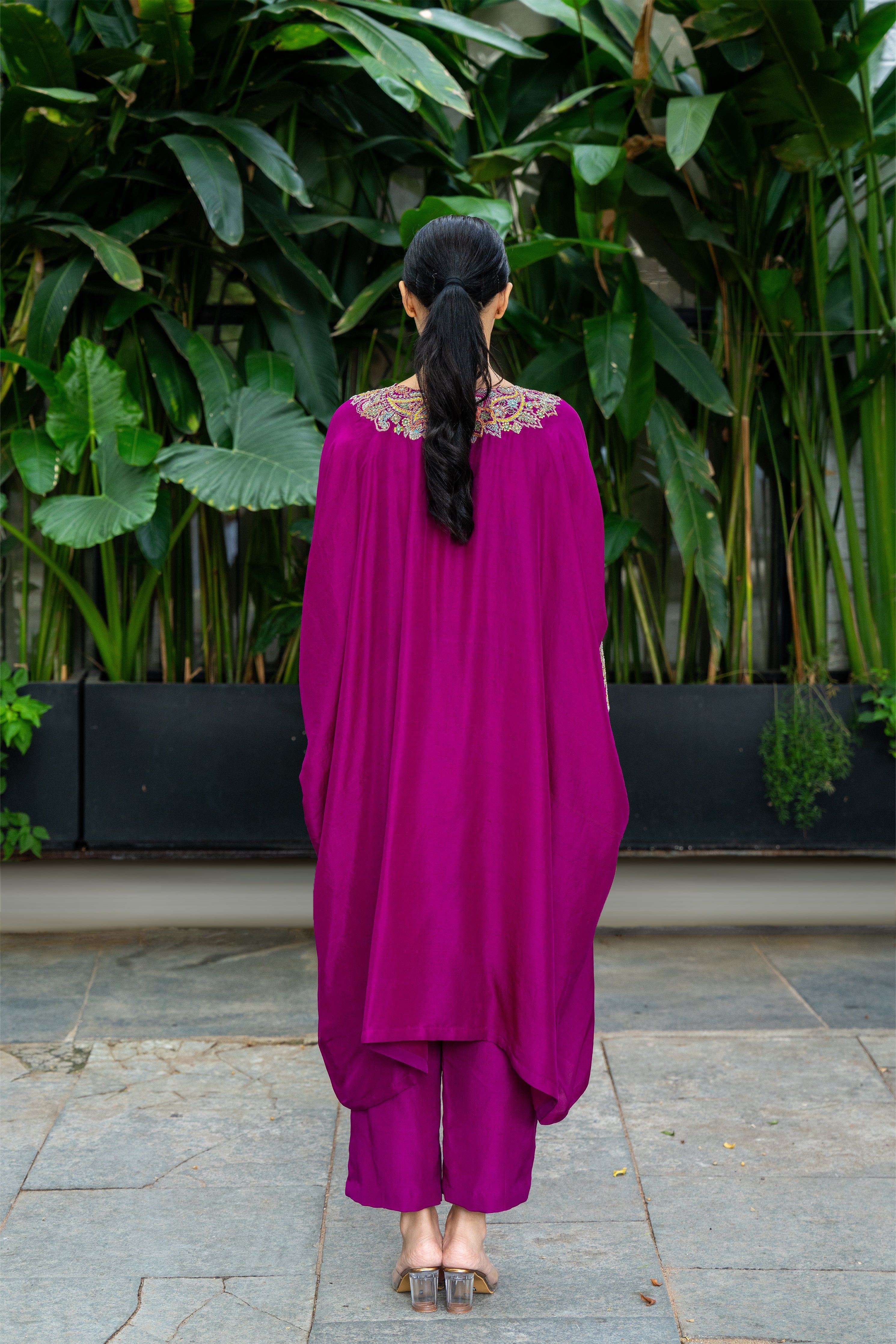 Reva Cuff Kaftan Set