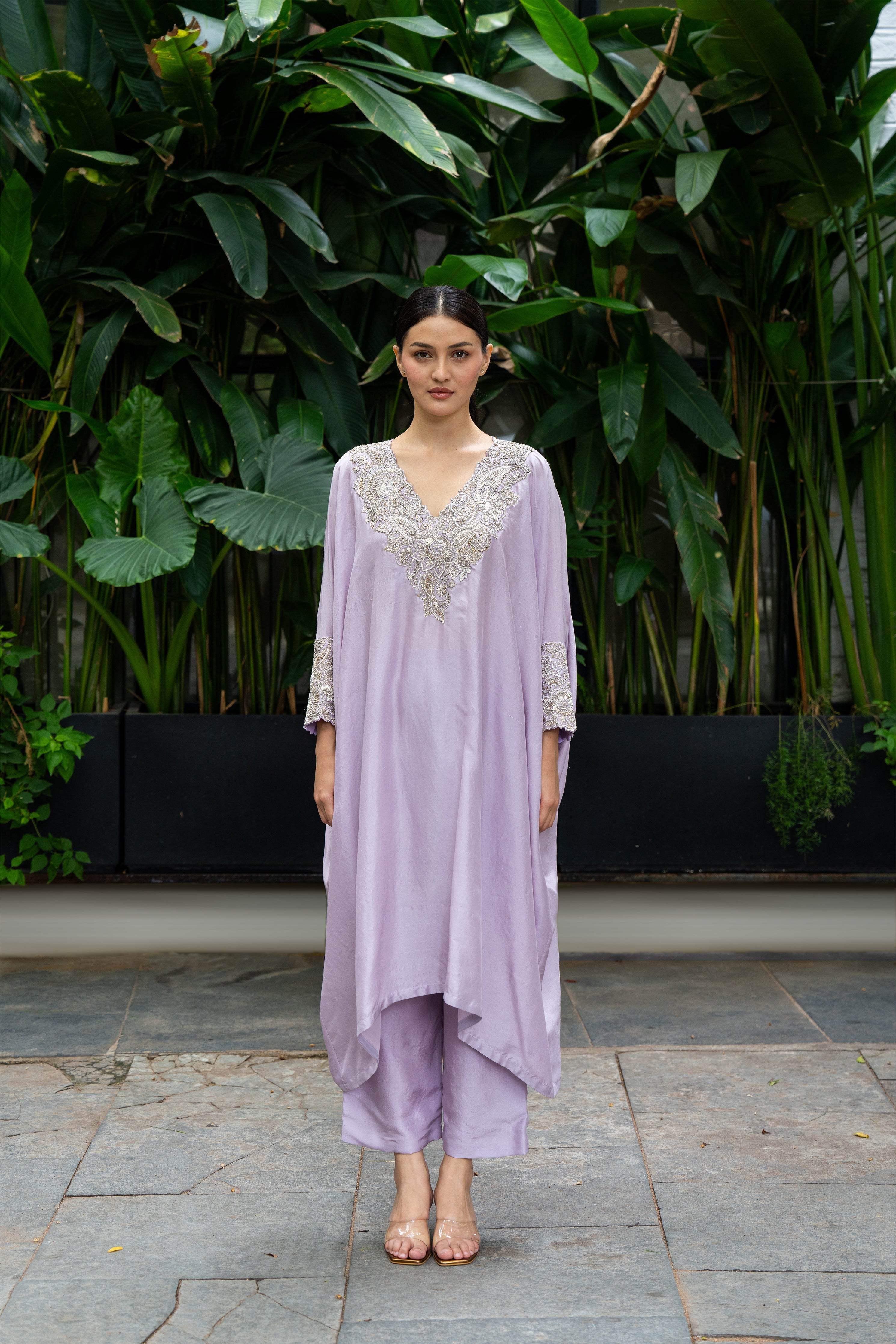 Reva Cuff Kaftan Set