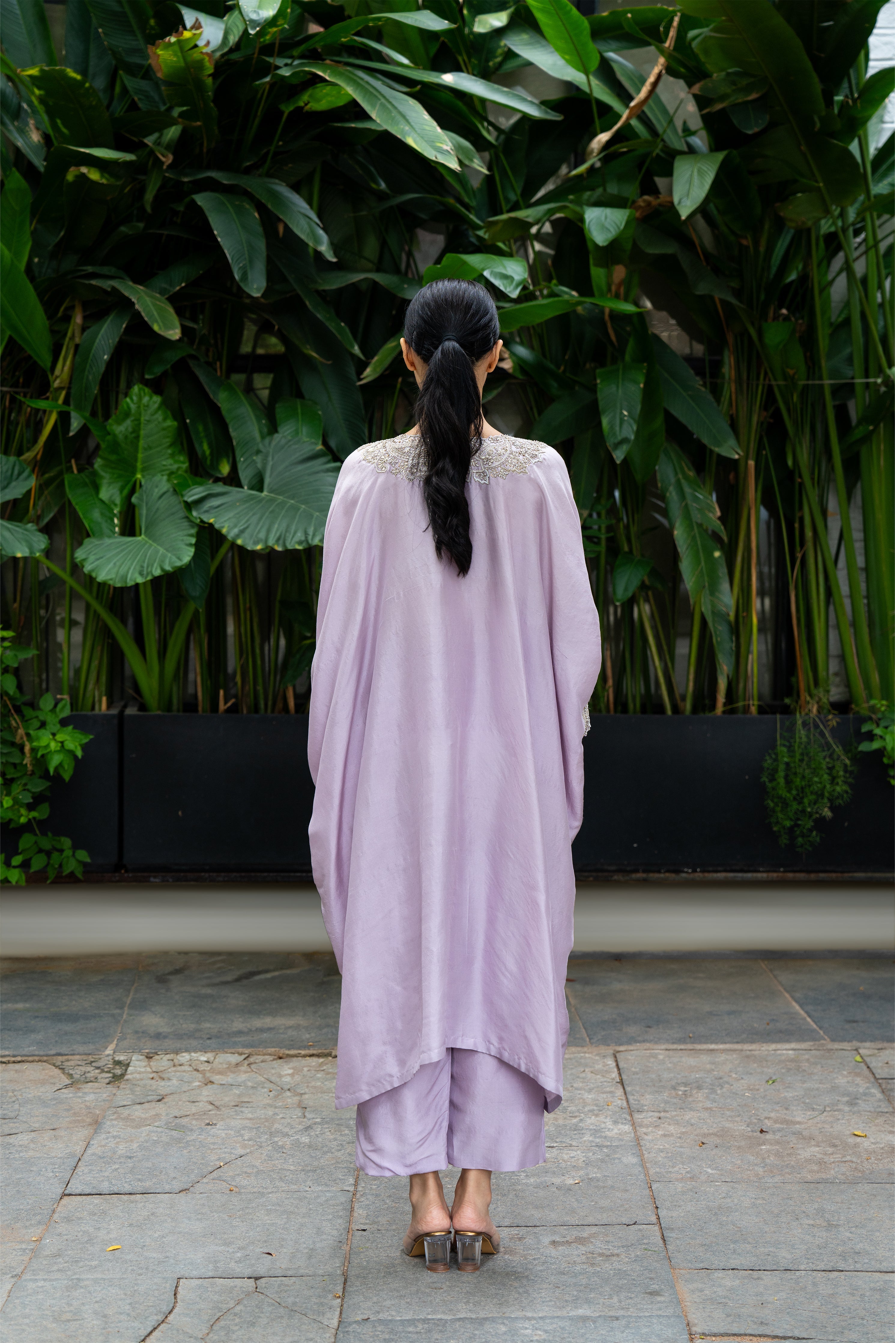 Reva Cuff Kaftan Set