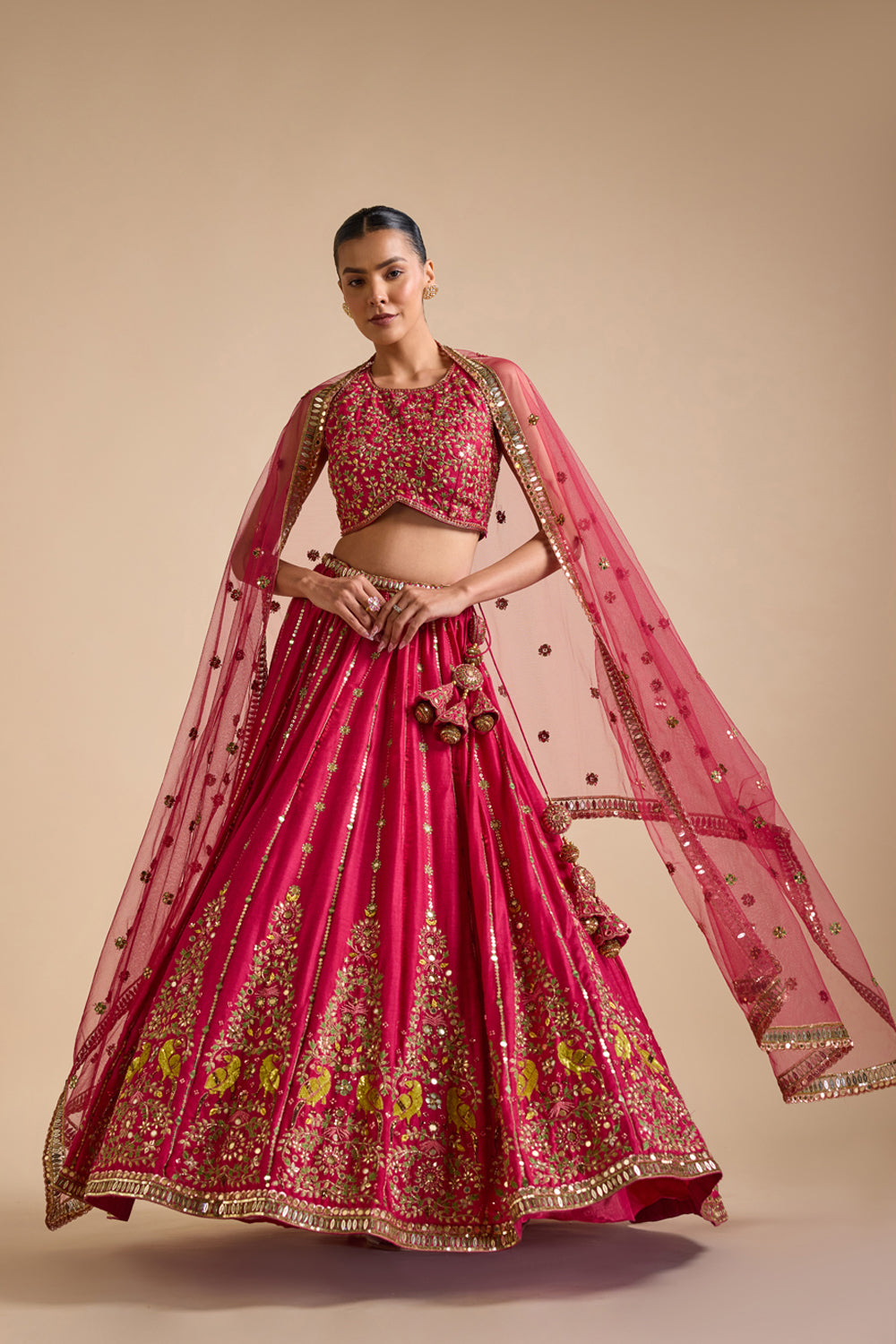 Rani Pink Lehenga Set - Ready To Ship