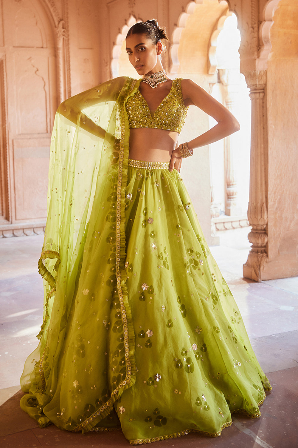 Nohreen Lehenga Set