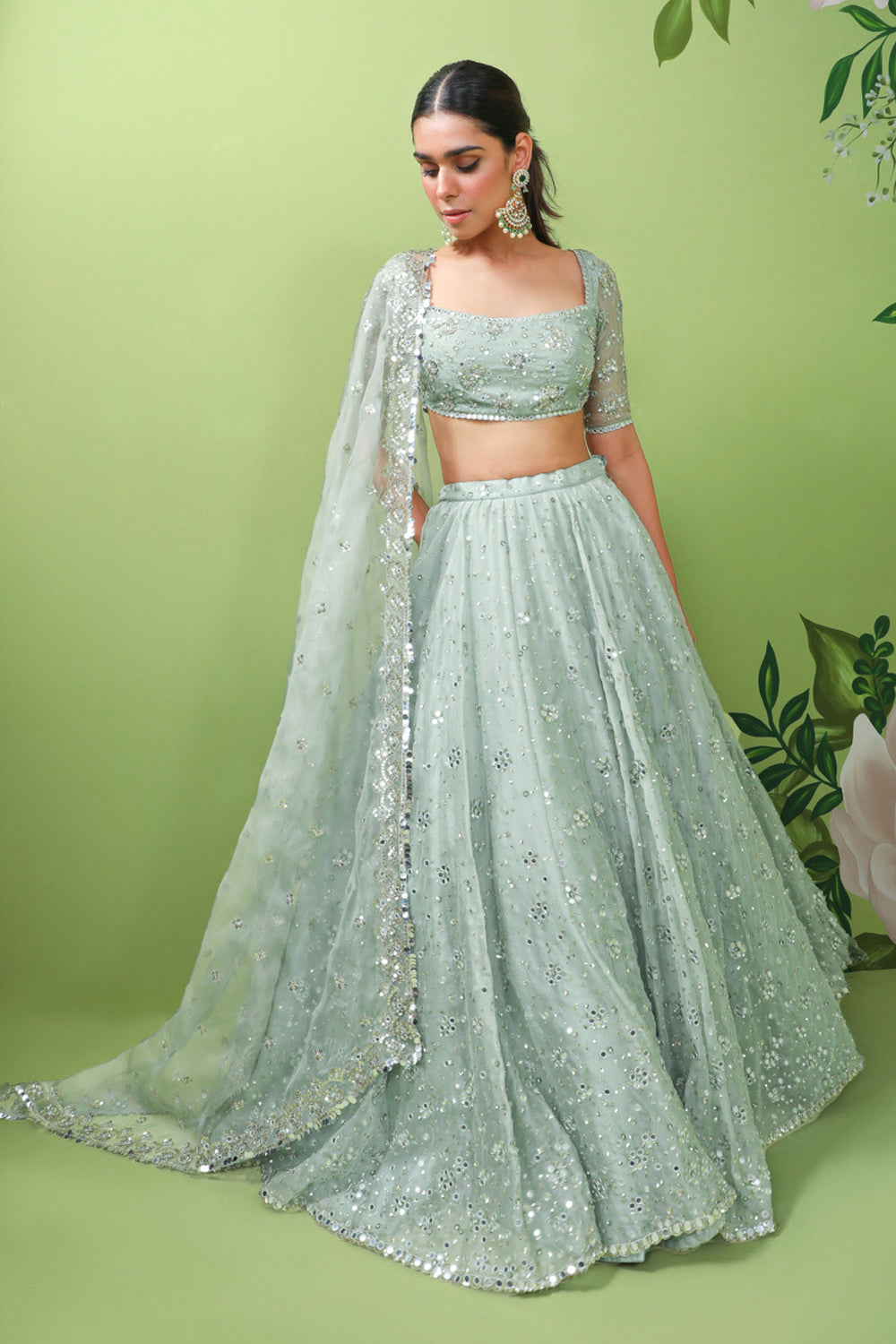 Peridot Princess Lehenga Set