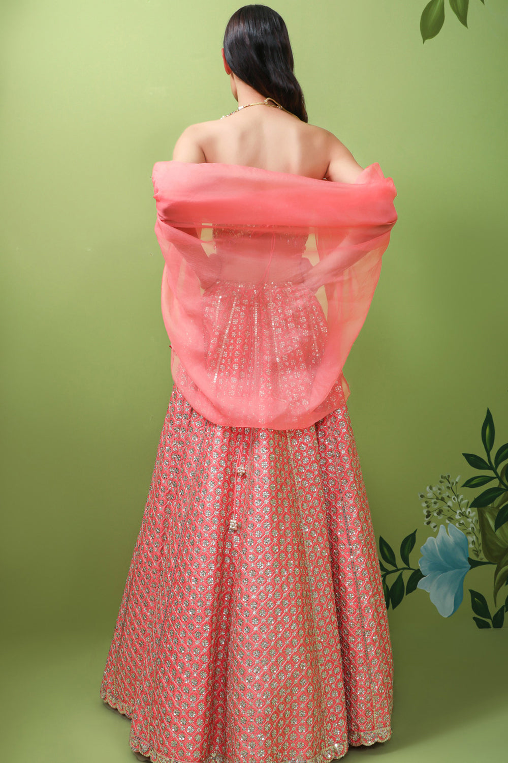 Pink Diamond Lehenga Set