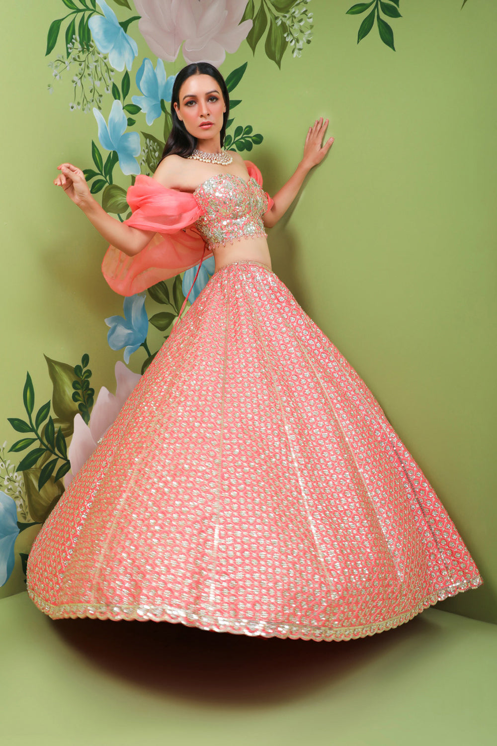 Pink Diamond Lehenga Set