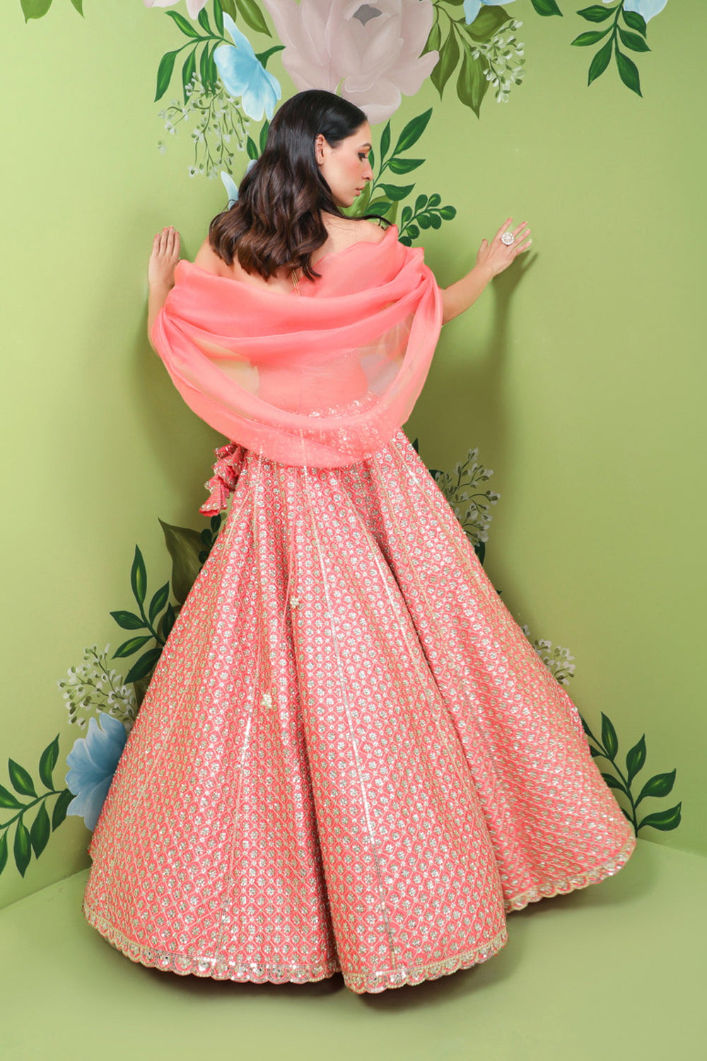 Pink Diamond Lehenga Set