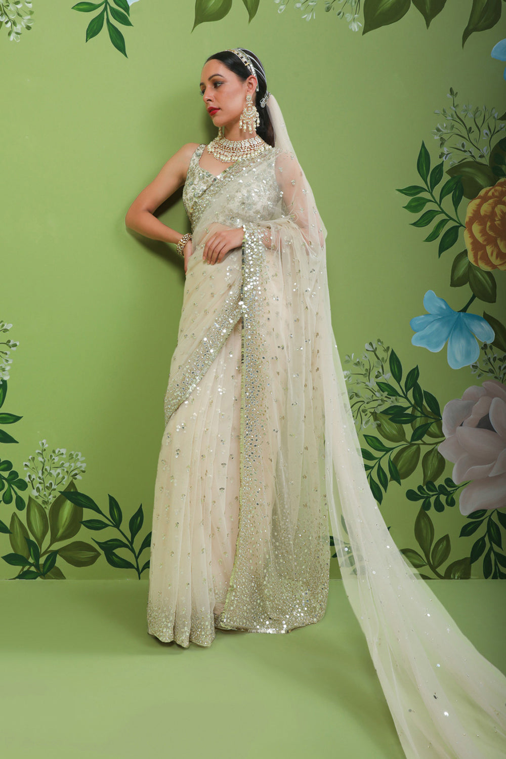 Pretty Pearl Saree