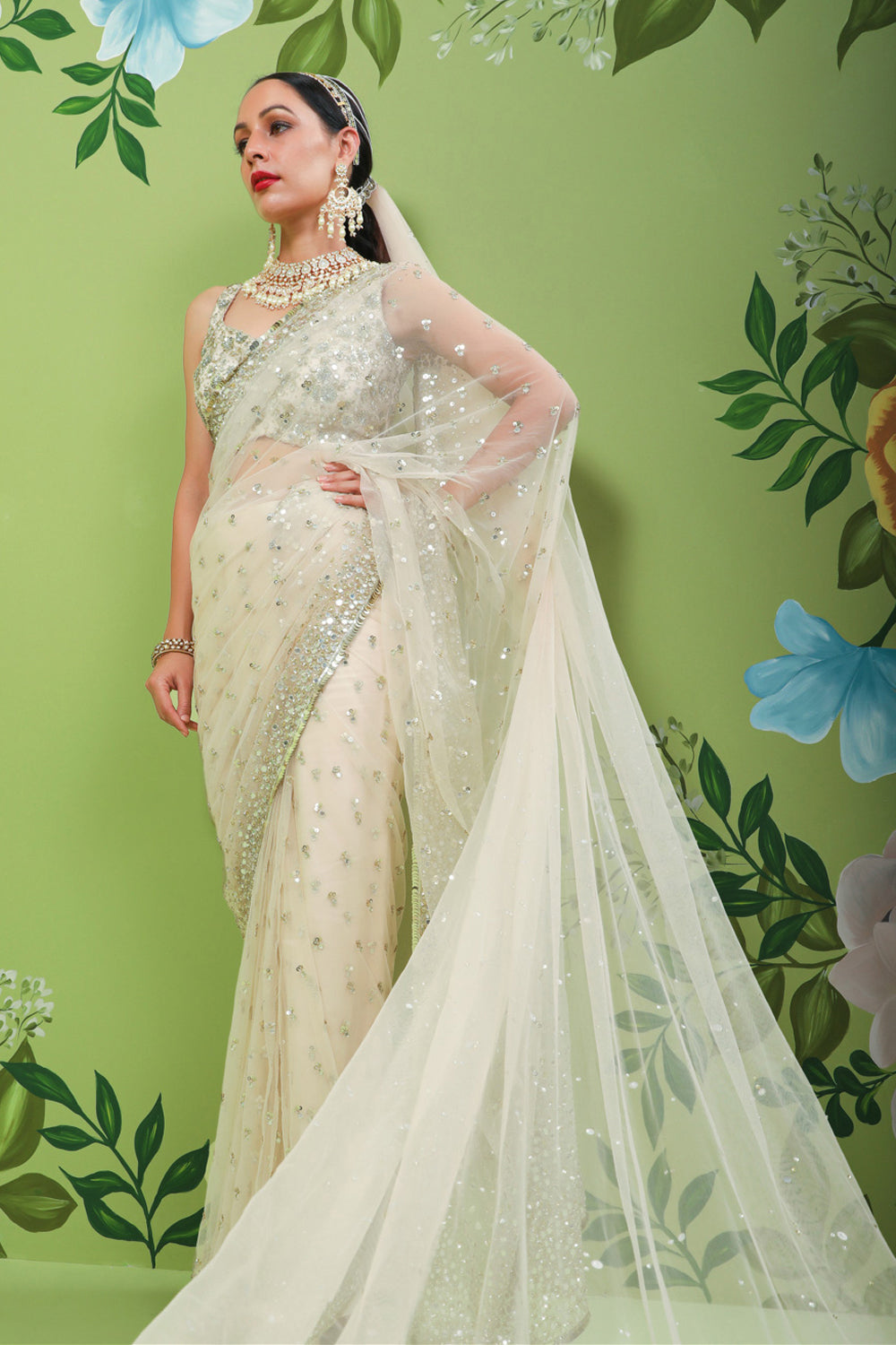 Pretty Pearl Saree