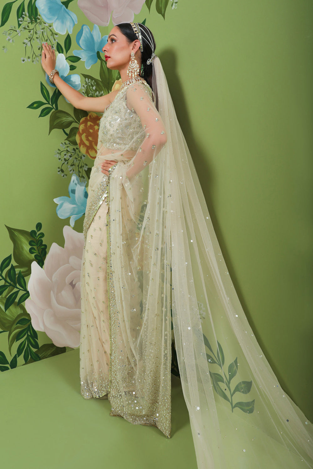 Pretty Pearl Saree