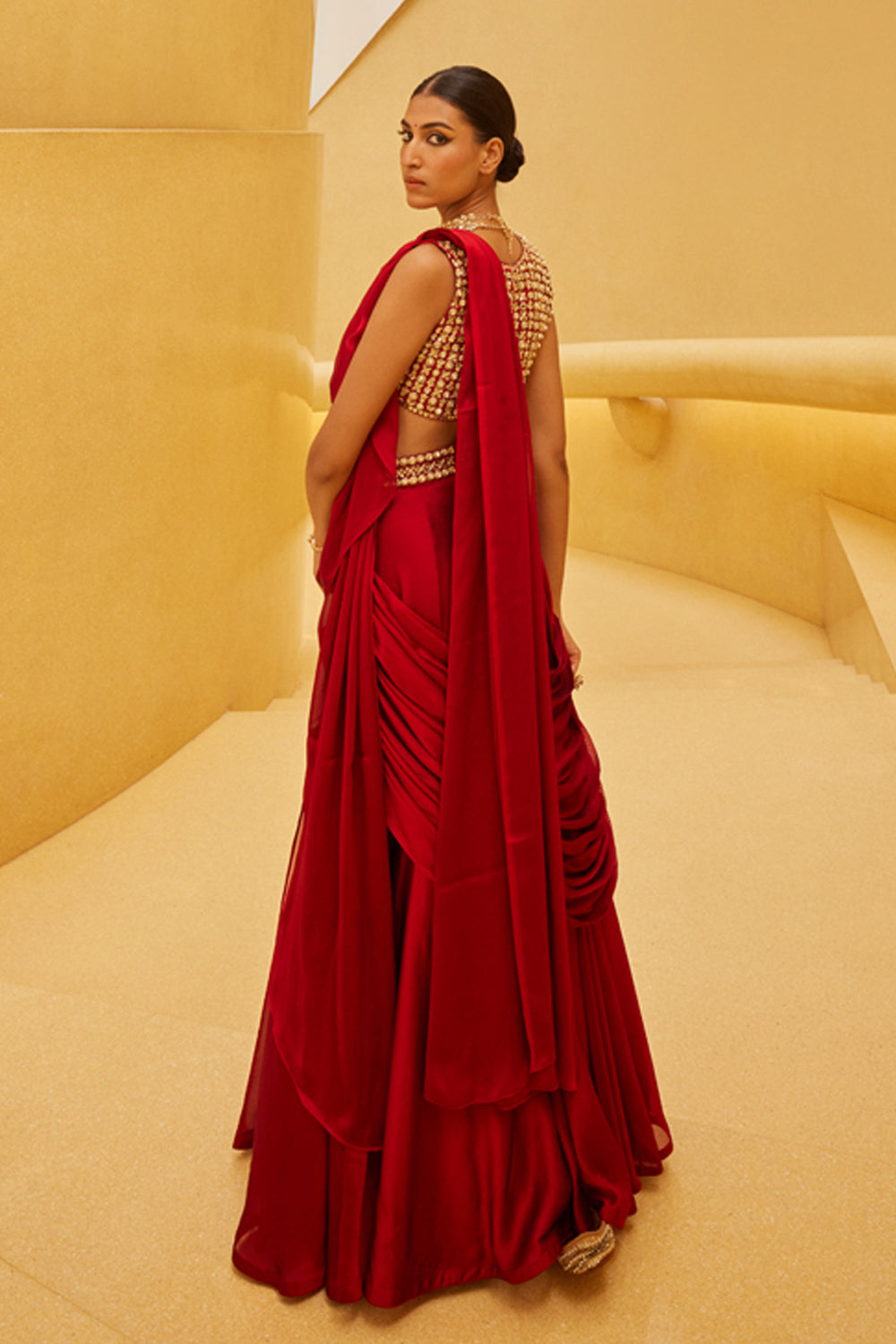Red Saree