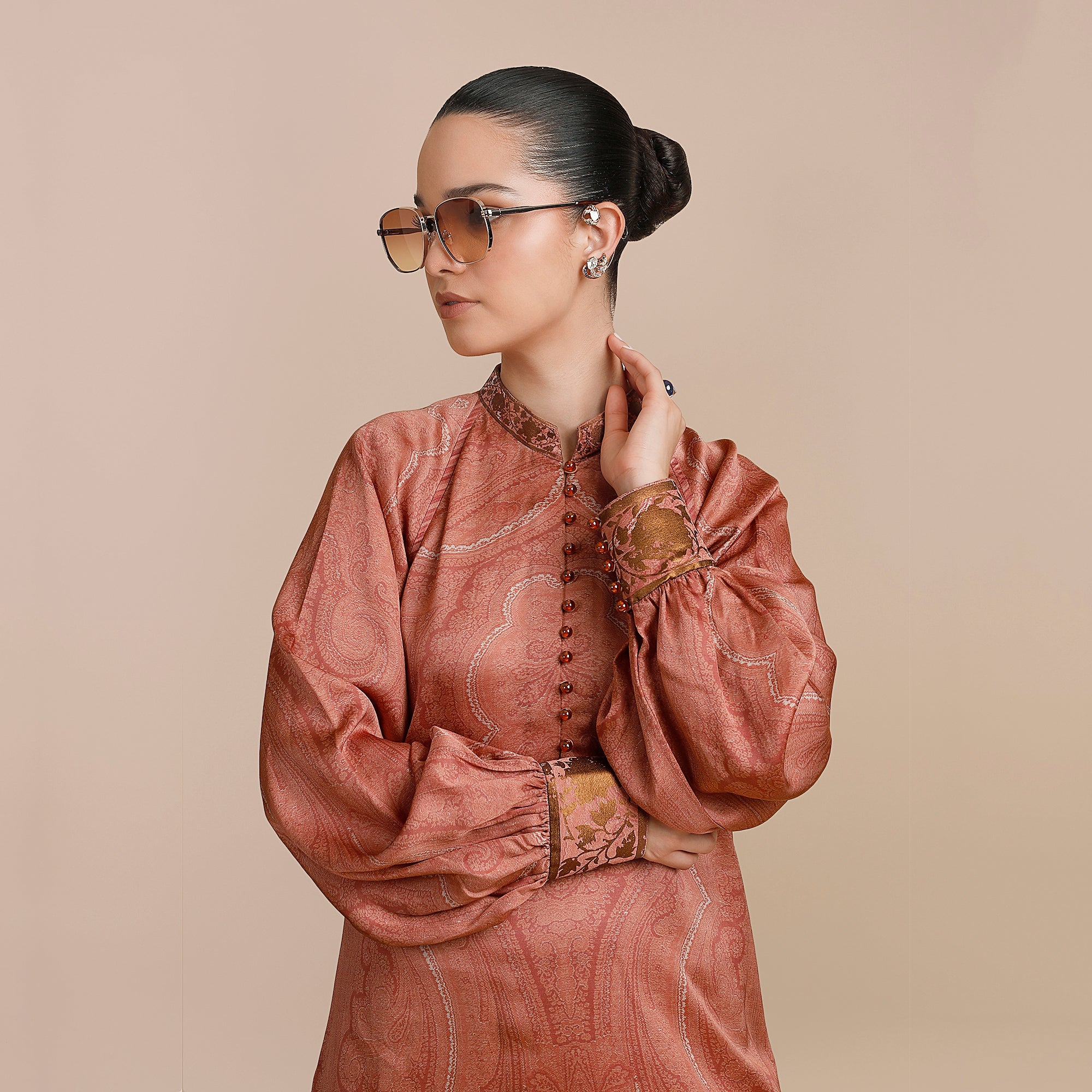 Rose Pink Long Top | SATT