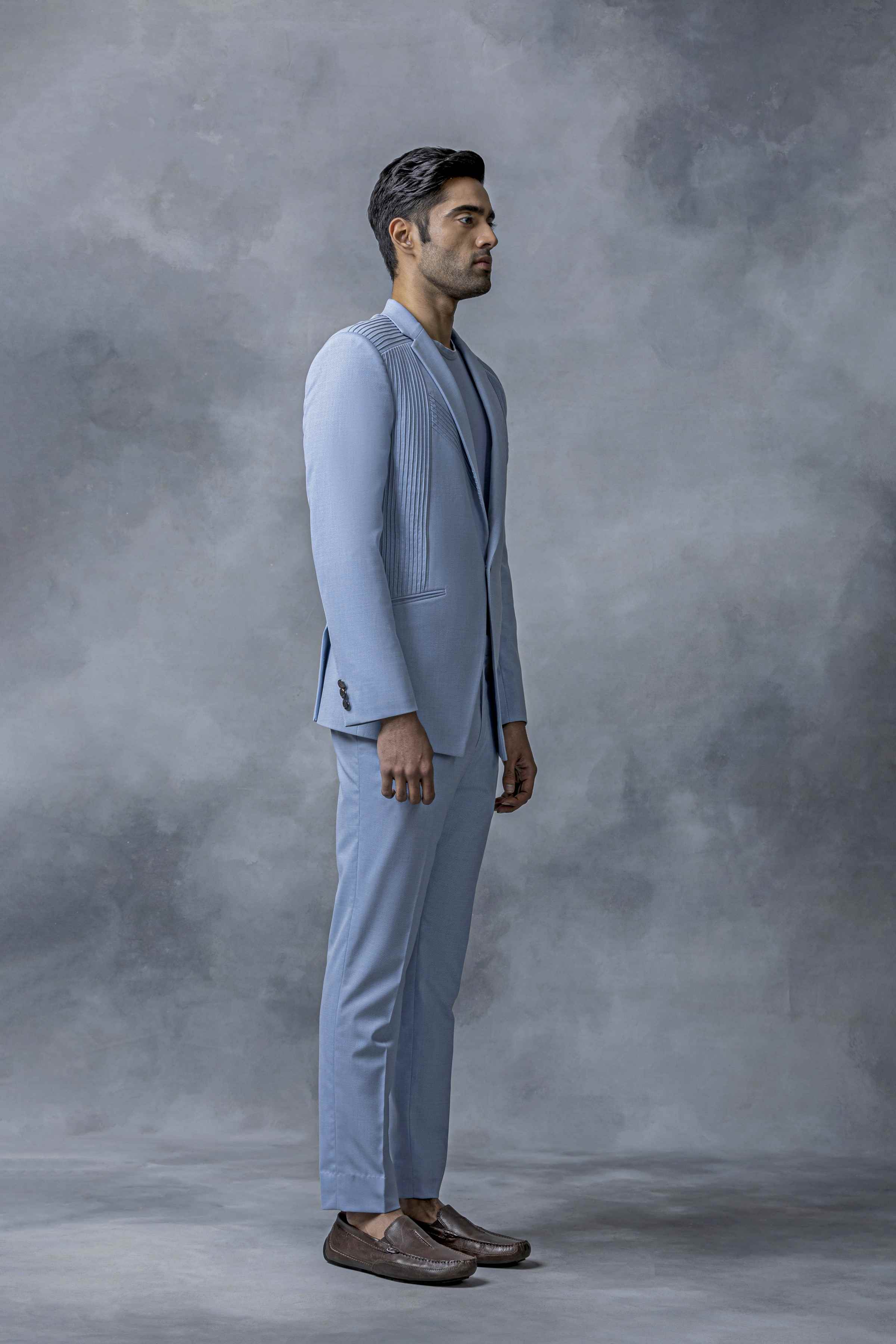 Sky Blue Blazer Set