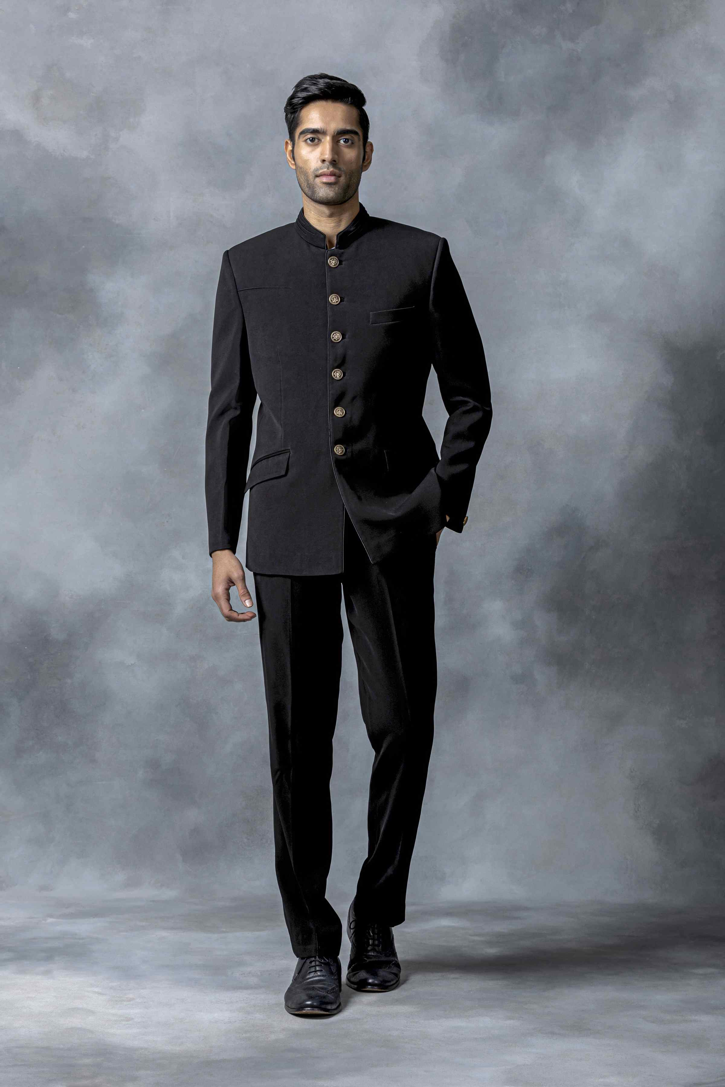 Black Classic Bandhgala
