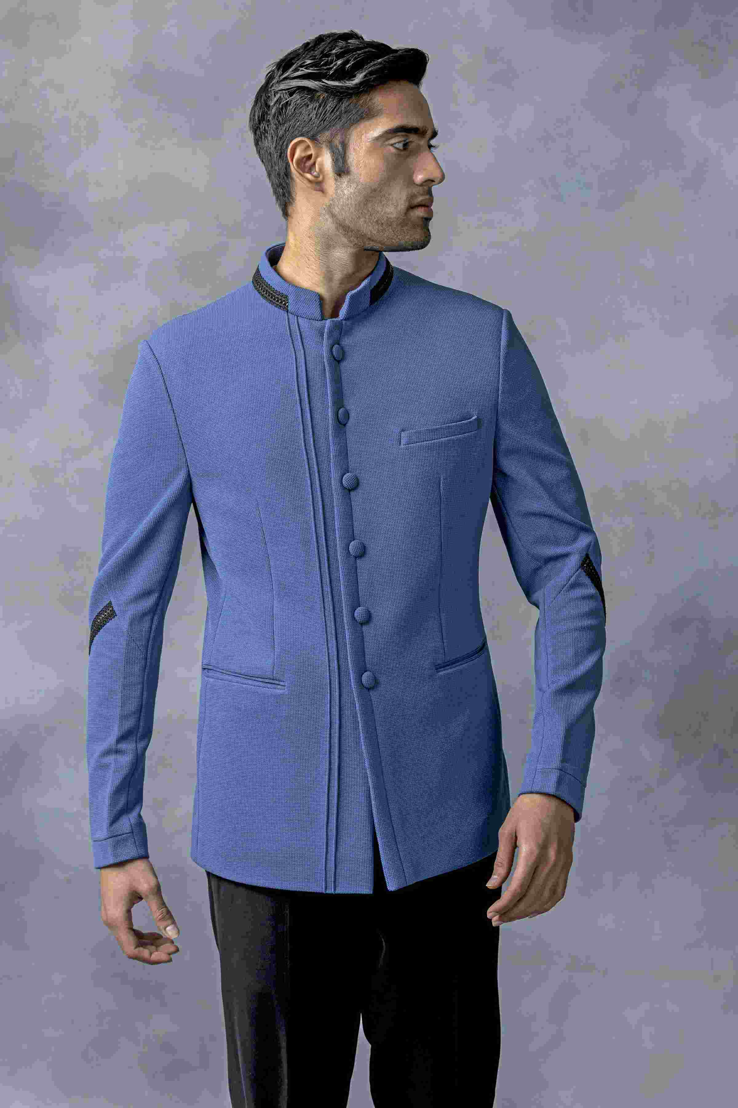 Blue Bandhgala