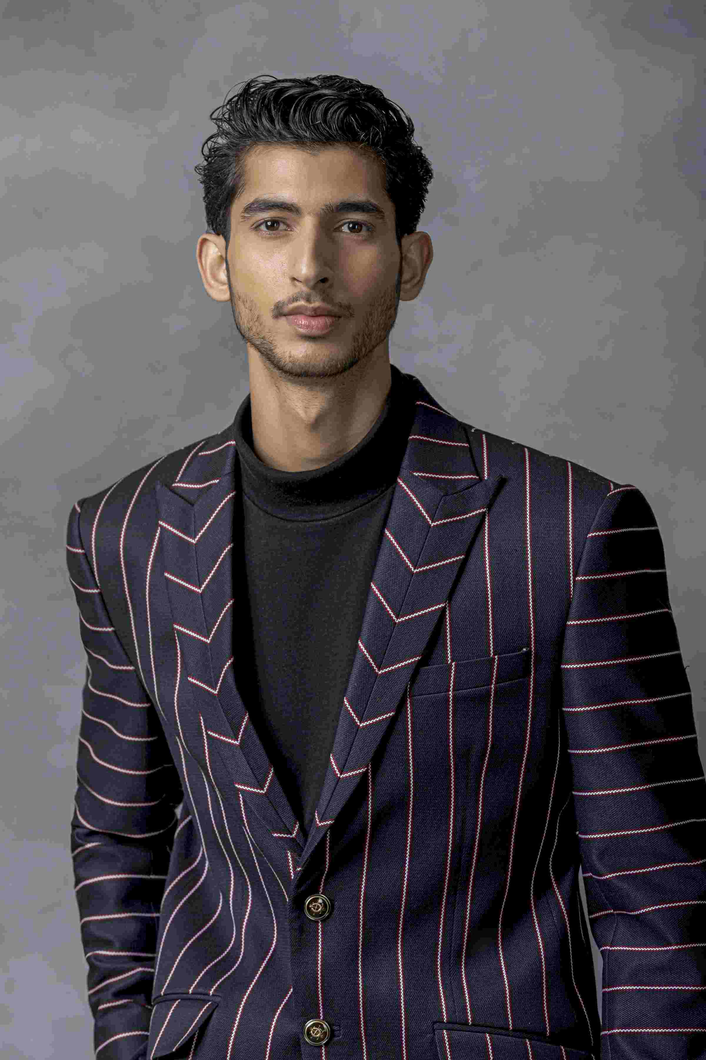 Black Stripe Blazer